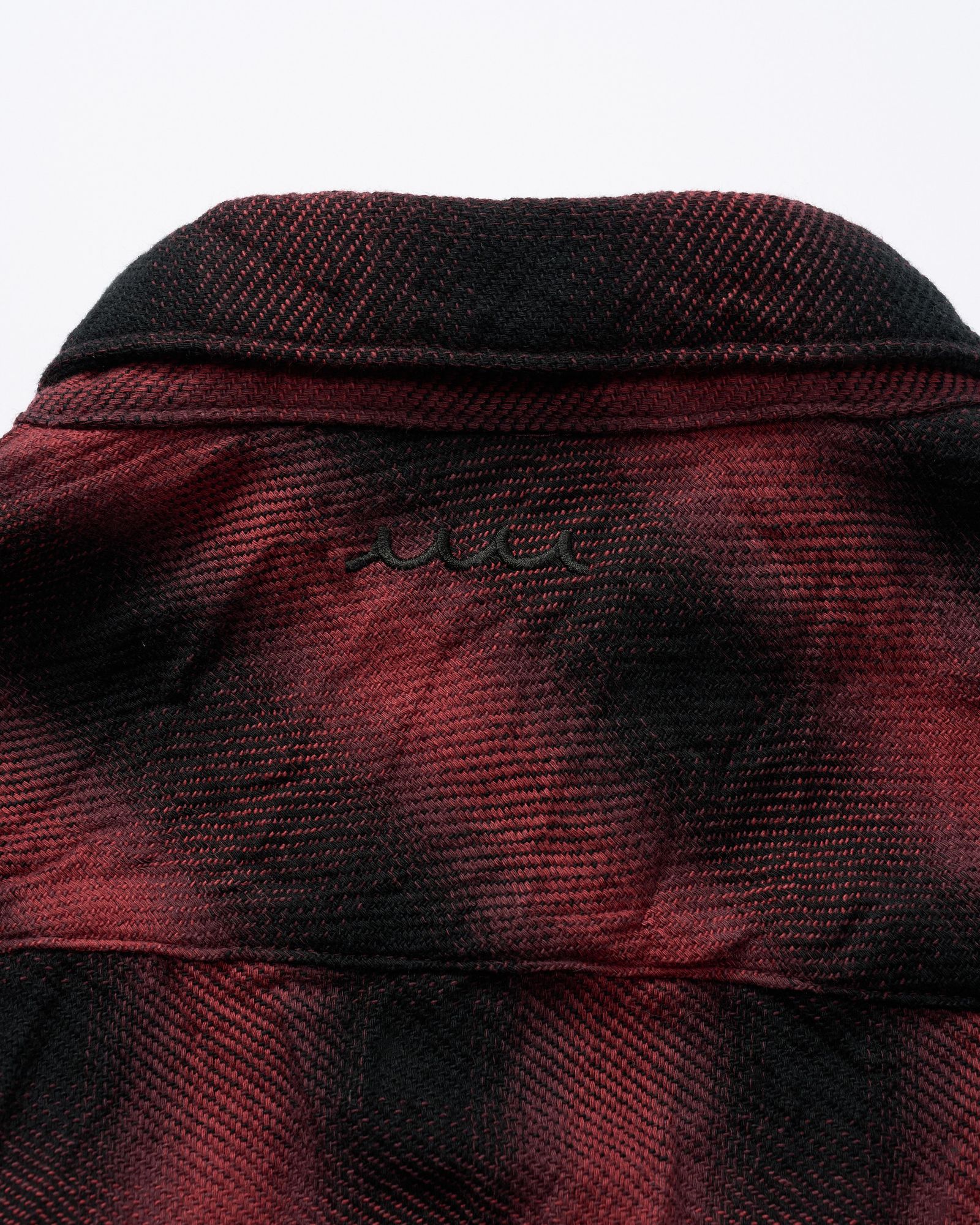 ☆先行予約☆ muta × wjk  / シワ加工チェックシャツ / twist wrinkle check shirt / RED CHECK [401 mw10j]