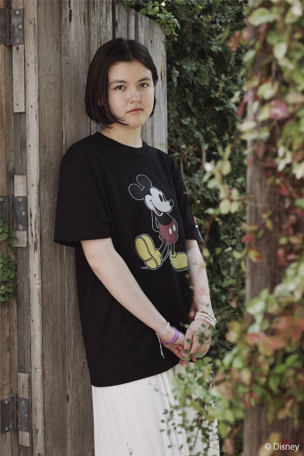 Limited design T-shirt 01 / Mickey / BLACK