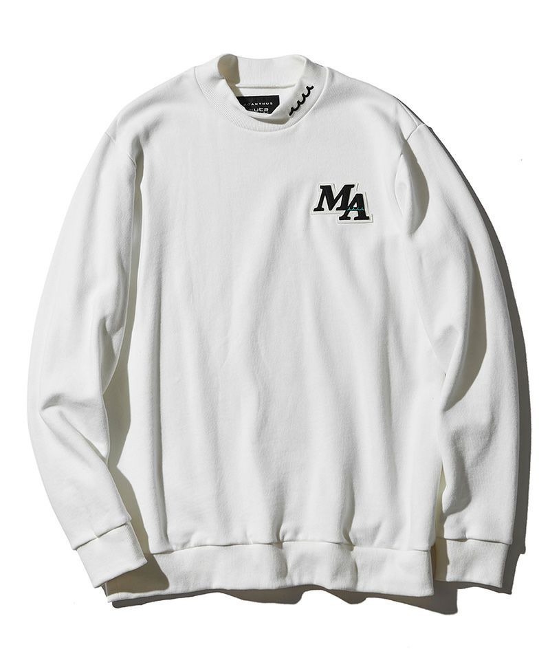 ACANTHUS x muta MARINE / muta Mockneck Sweatshirt / スウェット / WHITE / MA2430
