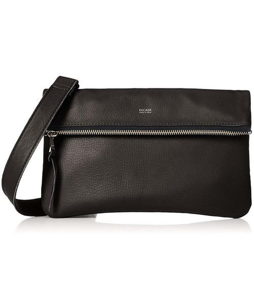 オイルドカウレザー・2wayミニクラッチショルダー / ブラック / Oiled Cow Leather 2way Mini Clutch Shoulder  / Black【DCD-01144】