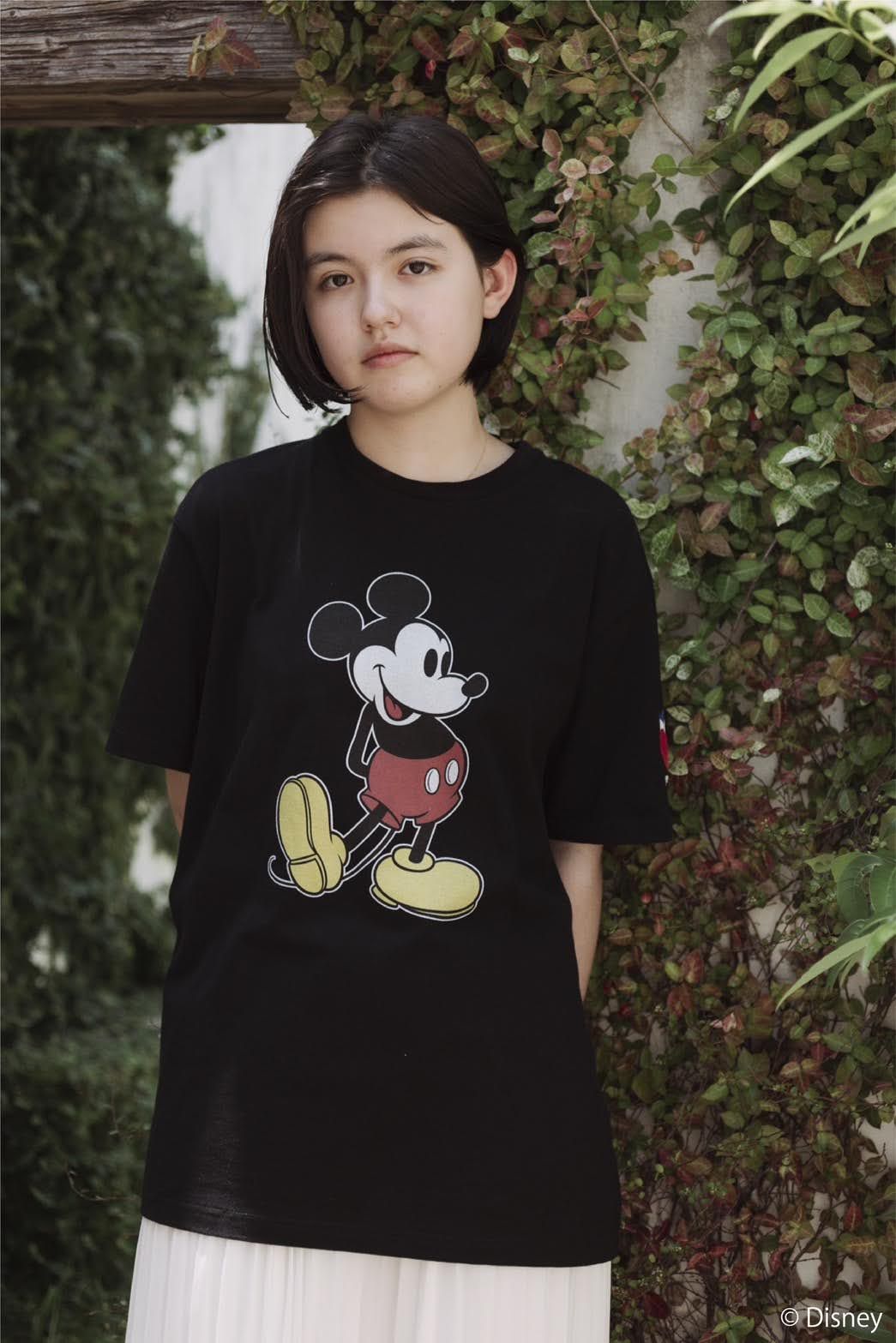 Limited design T-shirt 01 / Mickey / BLACK