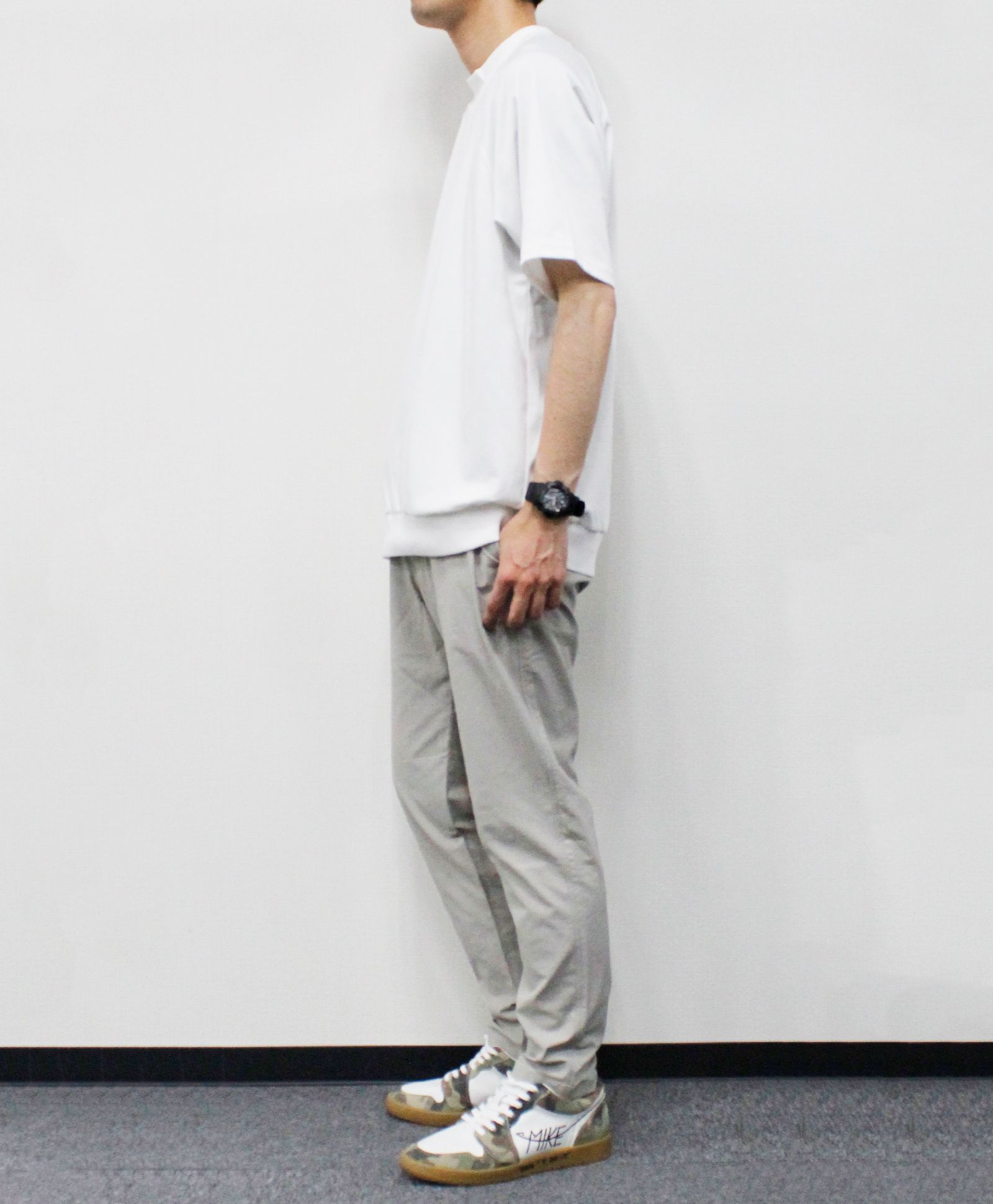 ヴィンテージナイロン リラックスイージーパンツ / グレージュ[66010]