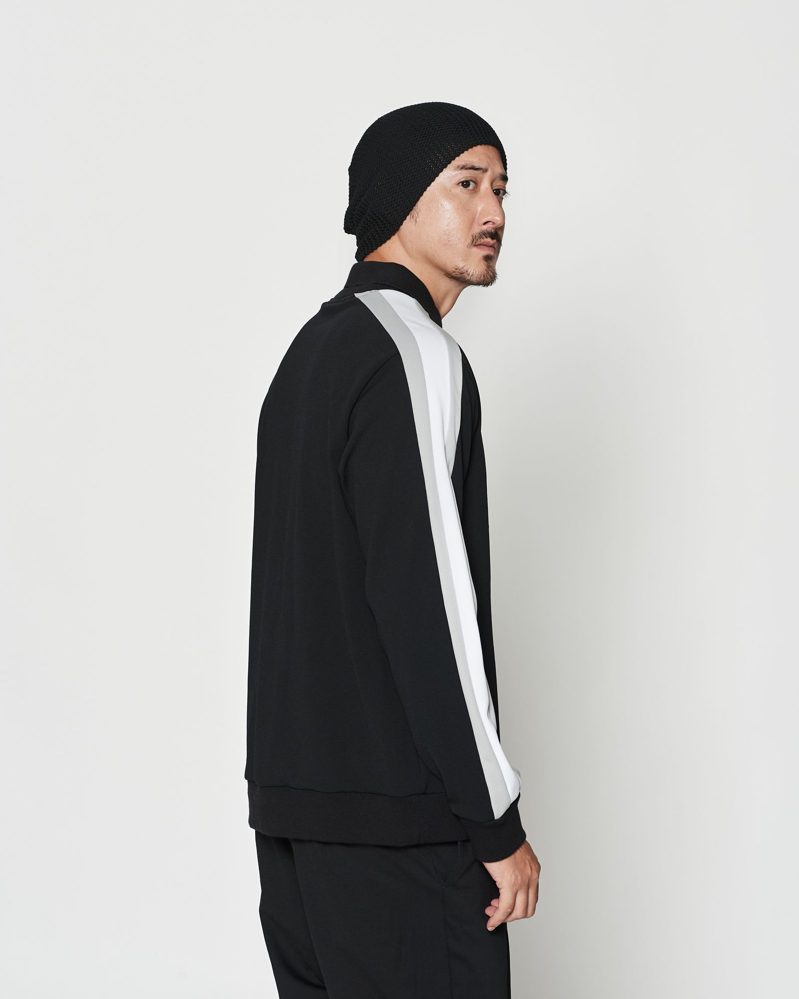 ☆先行予約☆muta MARINE × ACANTHUS  / ポロクルーネックスウェット / Polo Crewneck / BLACK 【MA2607】