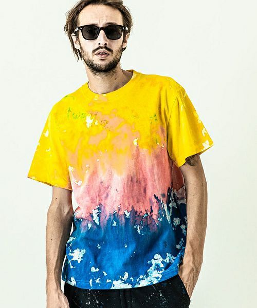 タイダイTシャツ / Uneven dyeing Tee / MULTI