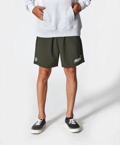ACANTHUS × muta MARINE / muta sweet logo shorts / ショートパンツ / KHAKI【MA2527】