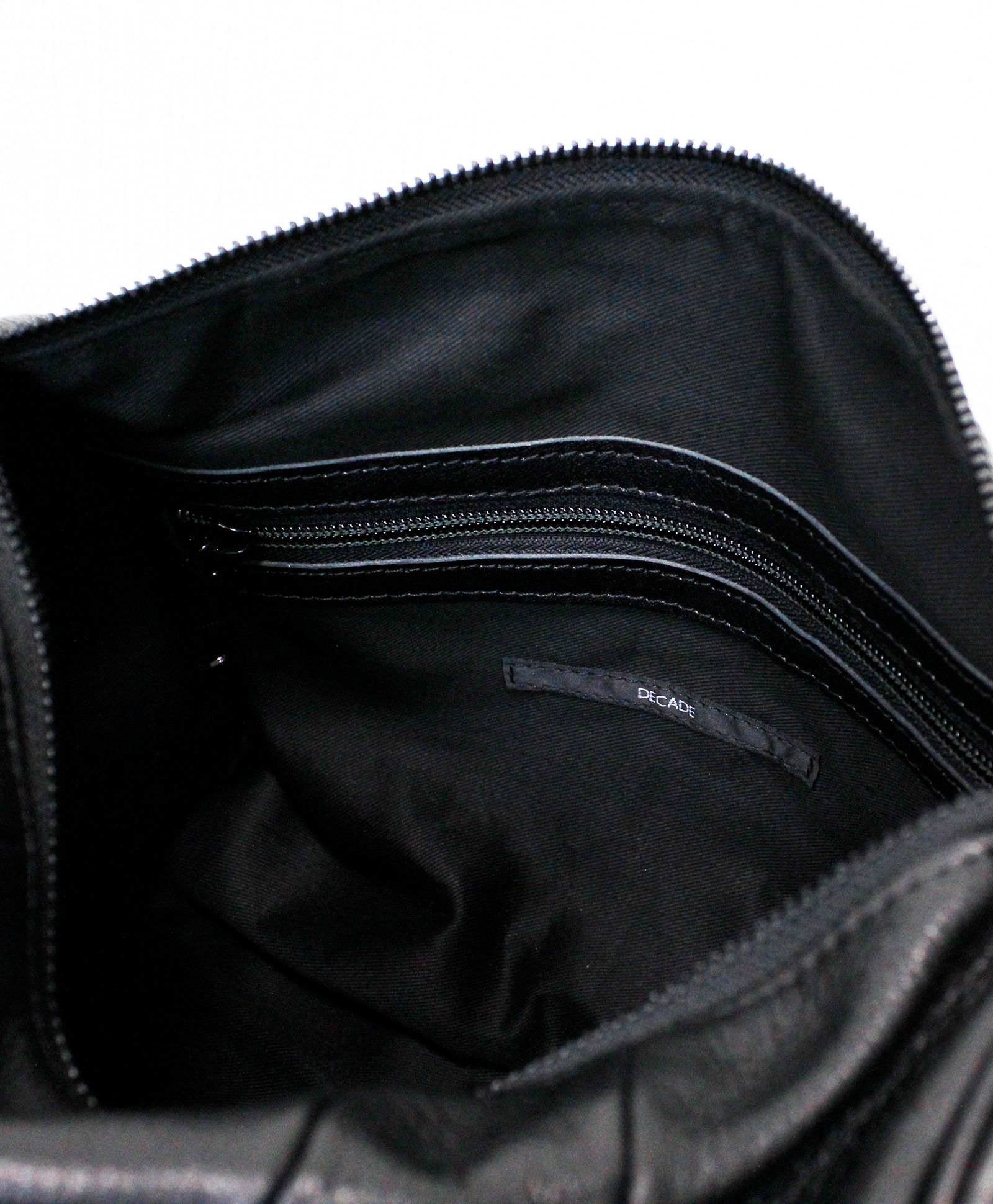 オイルドカウレザー・ミニミニボストンショルダーバッグ / Oiled Cow Leather Mini mini Sholder BOSTON BAG / B-BLACK [DCD-01515 B-BK]