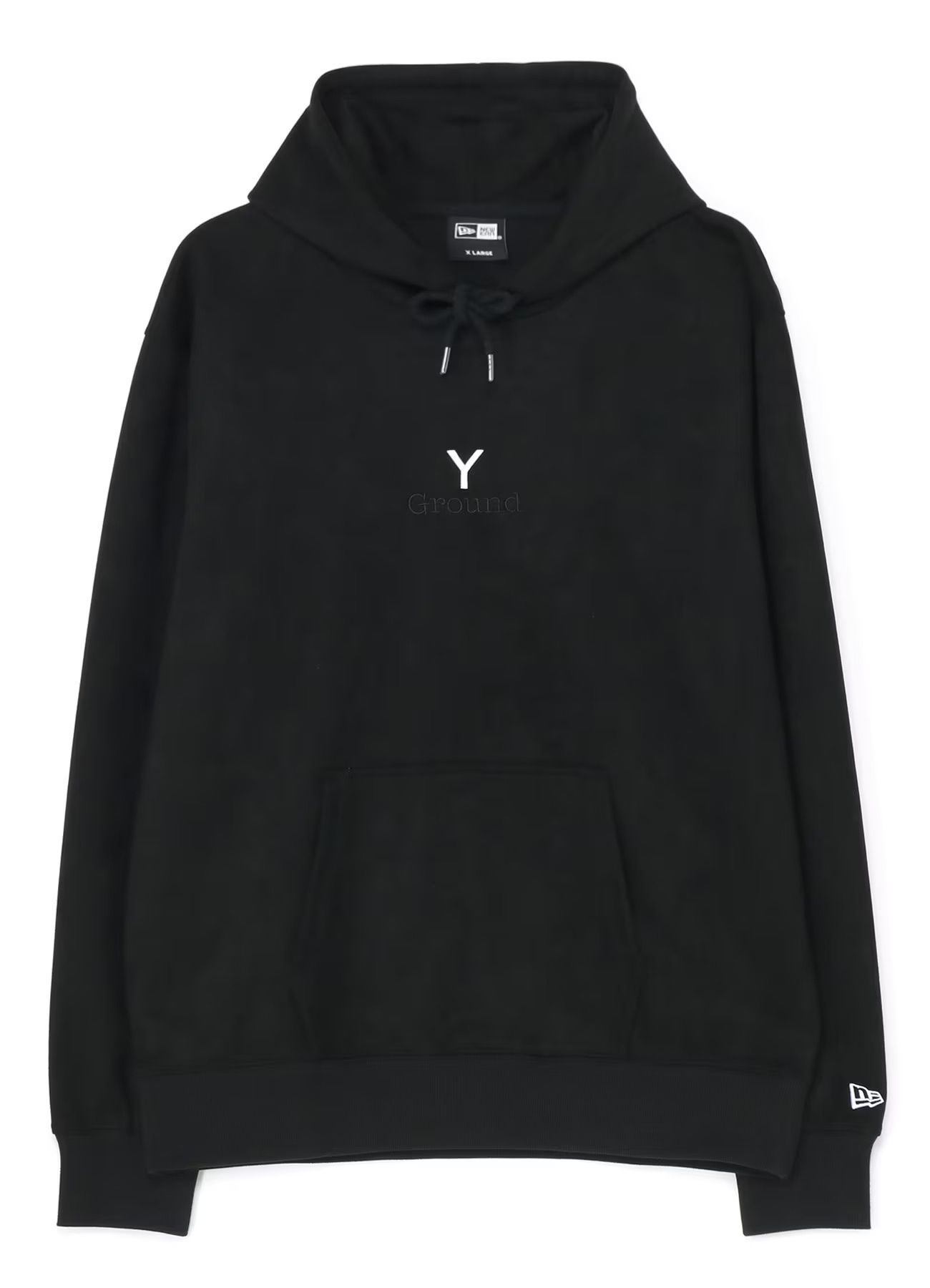 Ground Y × NEW ERA SUEDE HOODIE / BLACK [GW-T51-991-1]