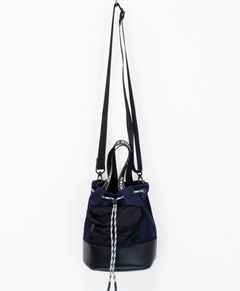 LOGO TAPE 2WAY MESH MINI BAG / メッシュミニバッグ / ネイビー [GP-I03-651-2]