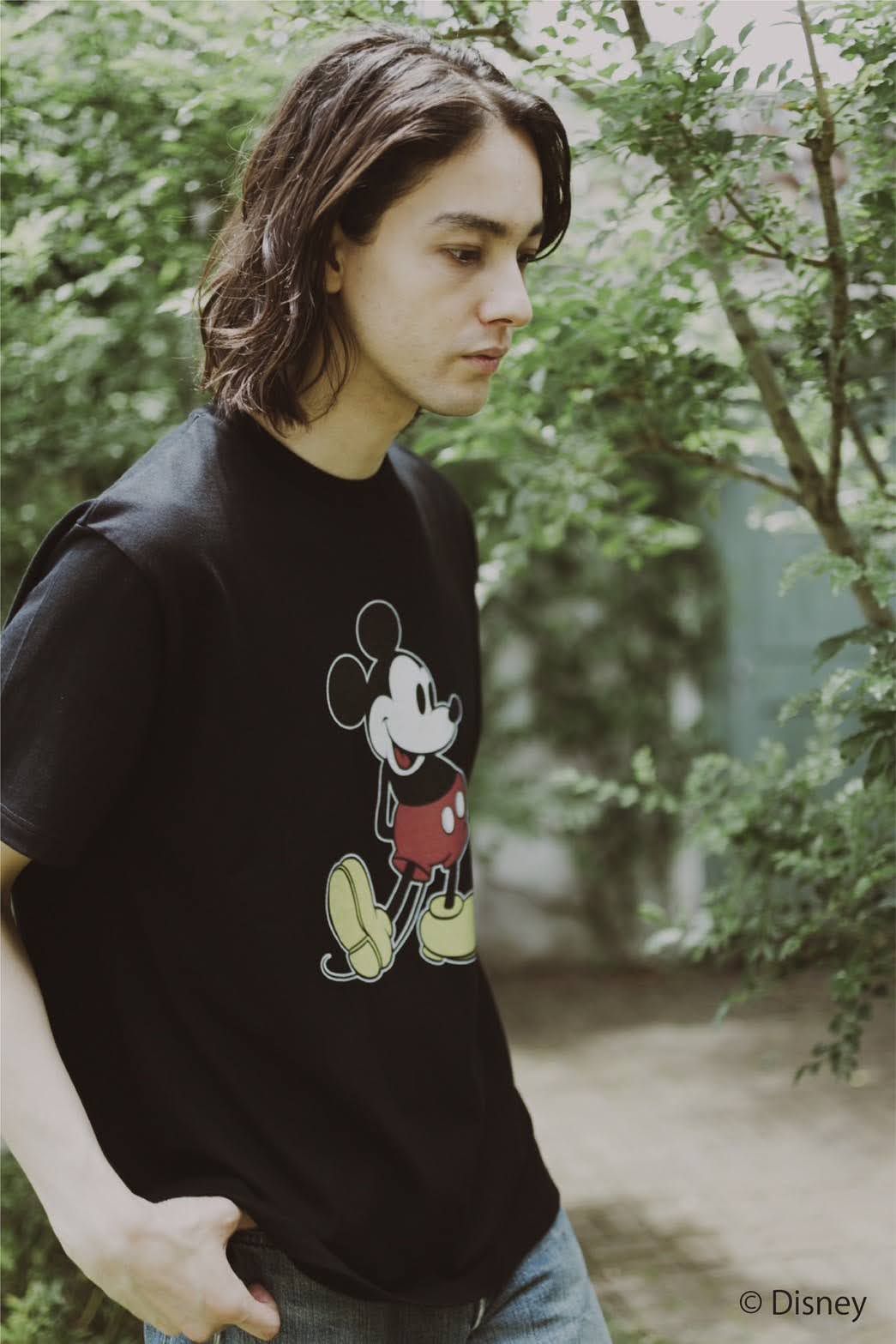 Limited design T-shirt 01 / Mickey / BLACK