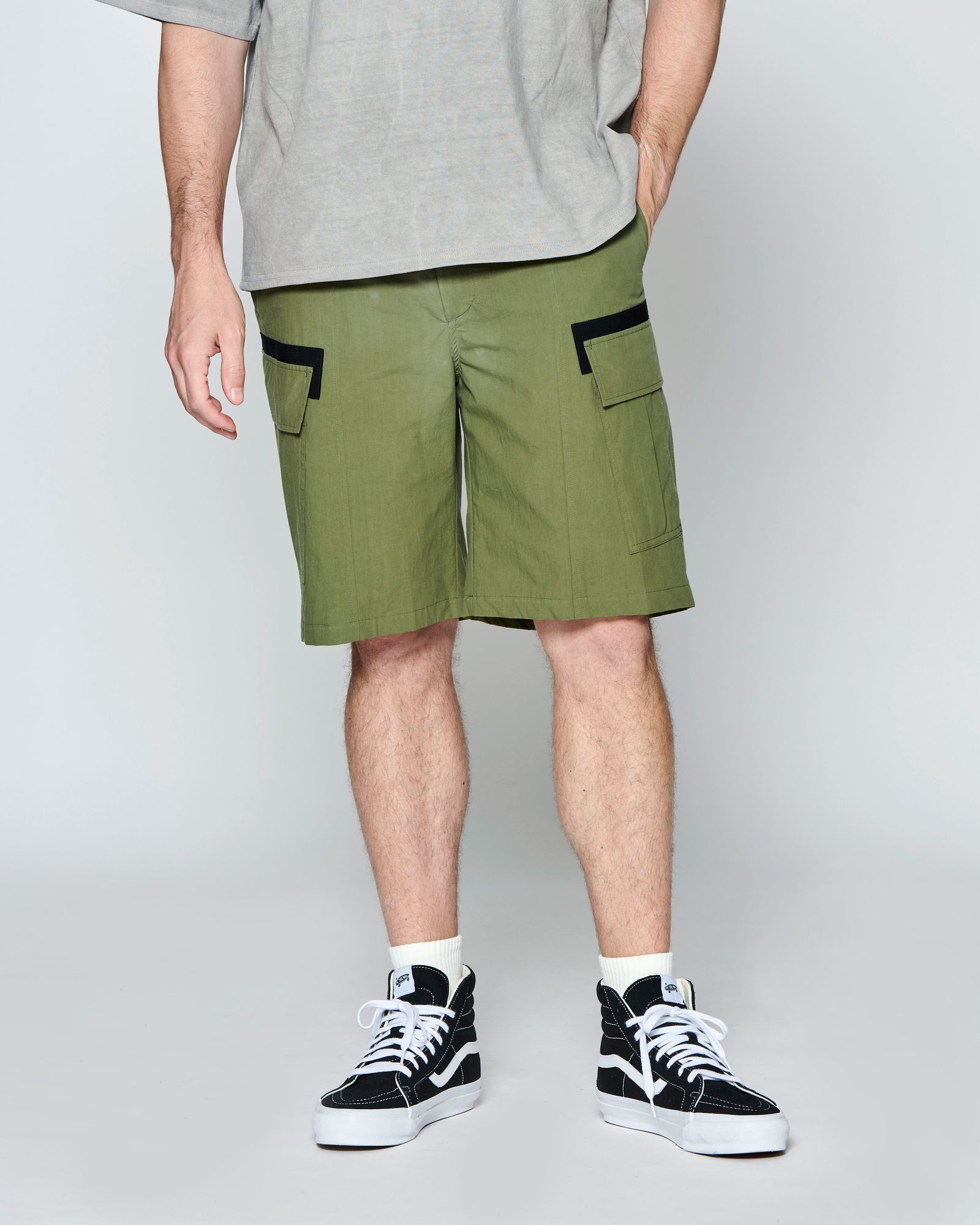 ☆先行予約☆ タイプライター カーゴ ショーツ  /  Typewriter Cloth Cargo Shorts / OLIVE 【PT2652】