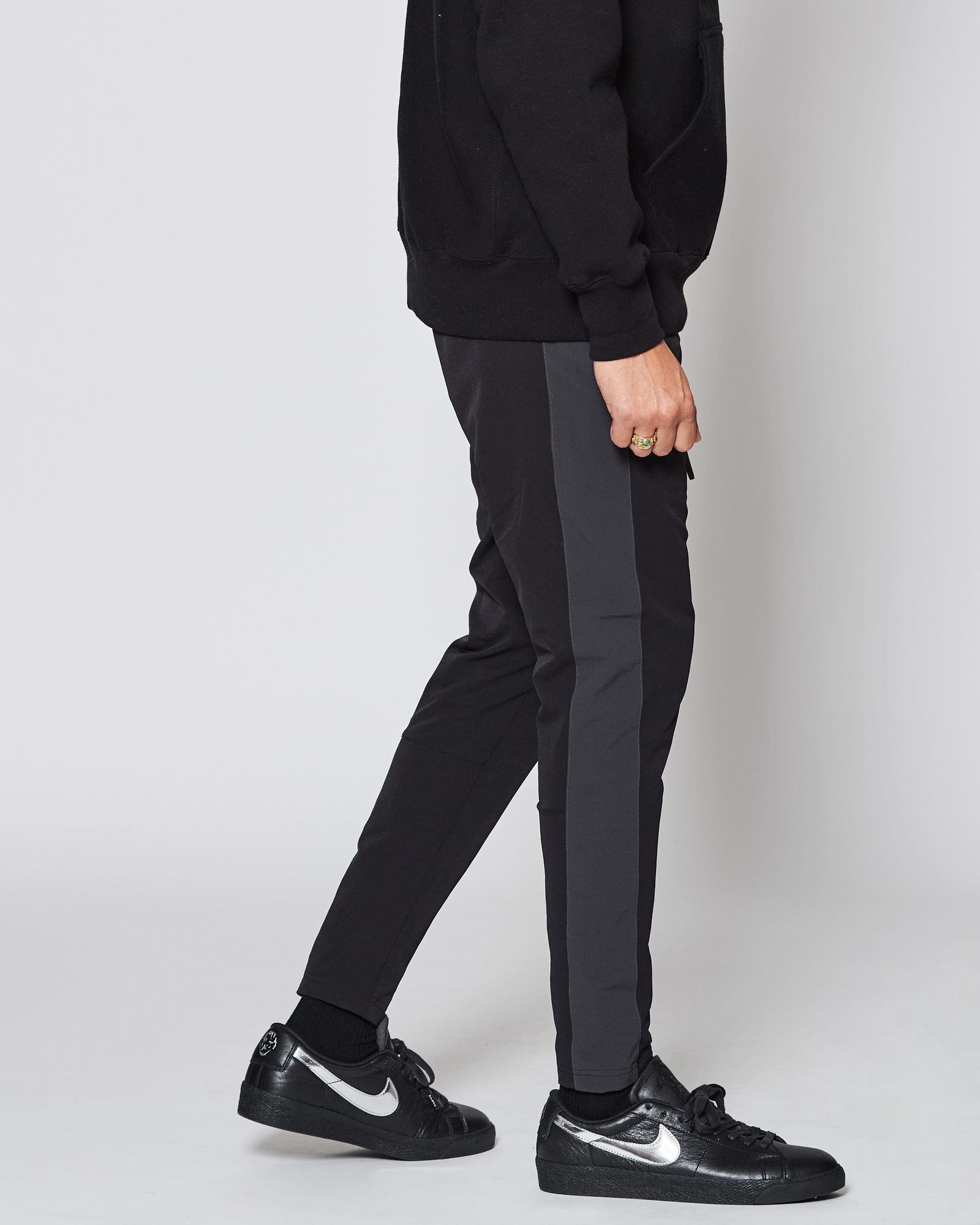 ☆先行予約販売2025年9月下旬～10月下旬頃入荷予定☆ ACANTHUS × muta MARINE / muta sweet muta Sideline Pants / サイドラインパンツ / BLACK PINK 【MA2548】