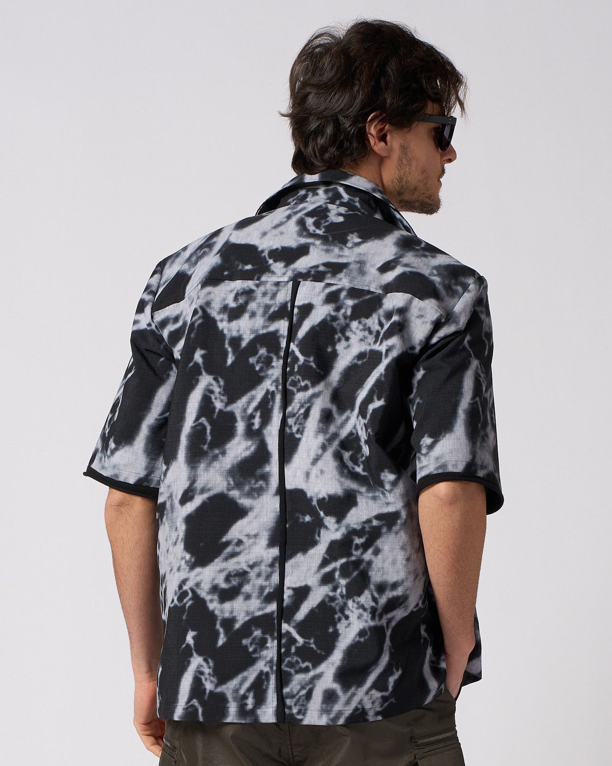 ☆先行予約☆ スキッパー シャツハーフスリーブシャツ /  skipper shirt H/S / MONO PRINT [4907 pe49i]