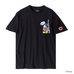 Limited design T-shirt 02 / Mickey / BLACK