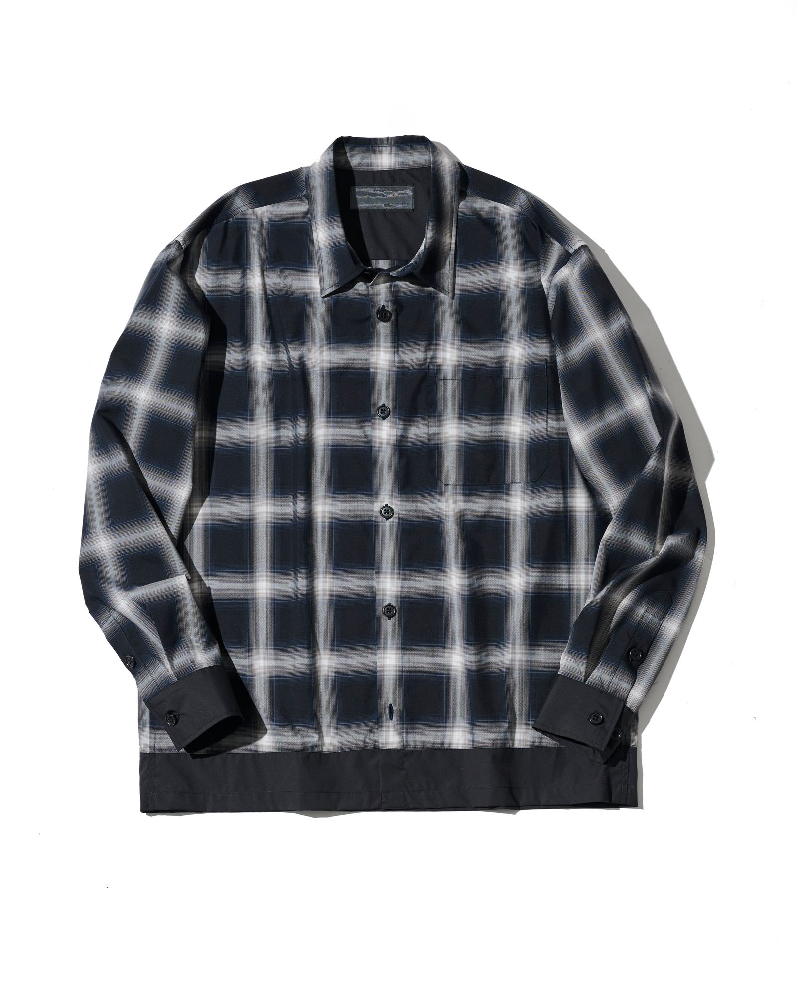 ☆先行予約☆ カラースイッチ チェックシャツ  /  Color Switching Check Shirt / BLACK CHECK 【SH2701】