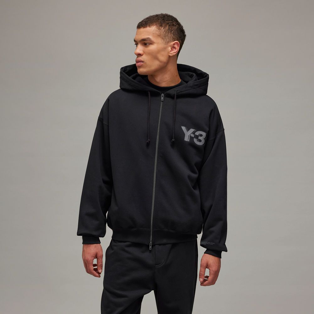 Y-3 - ロゴ ジップ フーディー / LOGO ZIP HOODIE / BLACK [JE9278-APPA24] | femt