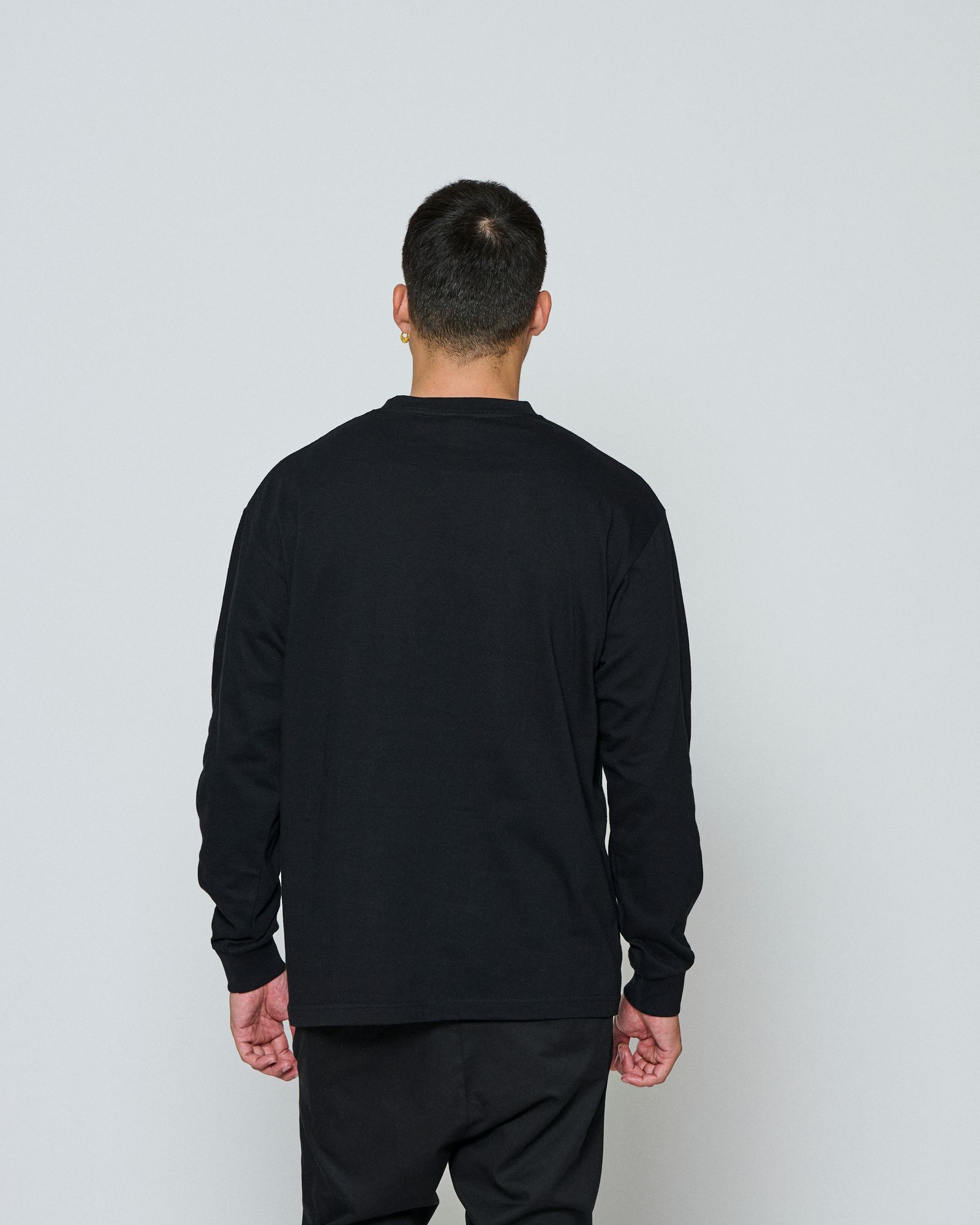 ☆先行予約☆ muta MARINE × ACANTHUS / スイートエクストラロゴロングスリーブTEE / Sweet Extra Logo L/S Tee / BLACK 【MA2698】