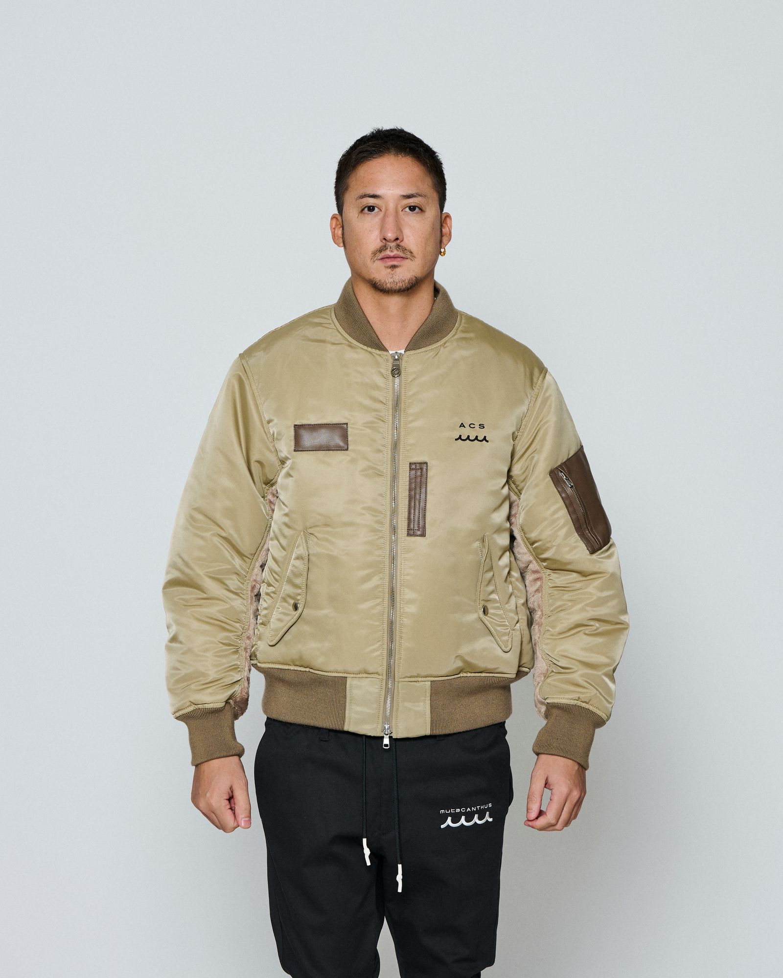 ☆先行予約☆ muta MARINE × ACANTHUS / オーバーサイズMA-1 / Oversize MA-1 / BEIGE 【MA2649】
