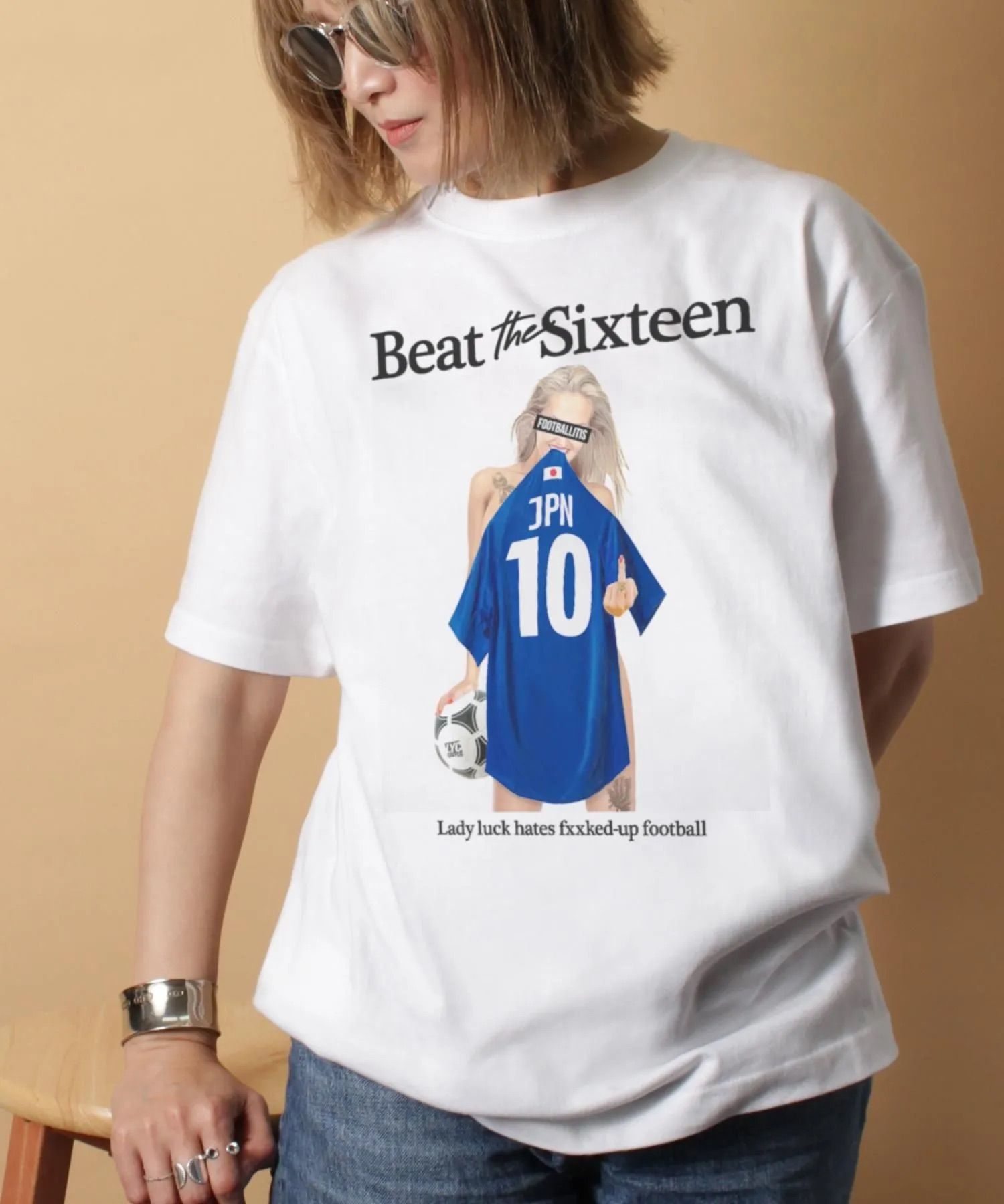 【FOOTBALLITIS】[No.10] Tシャツ / WHITE [261327NT]