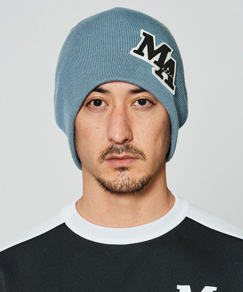 ACANTHUS - ☆先行予約販売9月下旬～10月下旬頃入荷予定☆ ACANTHUS x muta MARINE / muta MA Logo  Back Pool Knit Cap / ニットキャップ / BLACK / MA2441 | femt