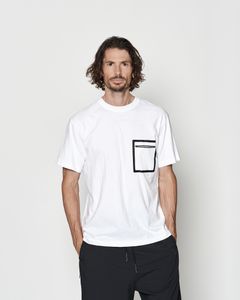 ☆先行予約☆ メッシュトリミングポケットTシャツ  /  Mesh Trimming Pocket Tee / WHITE【CT2605】
