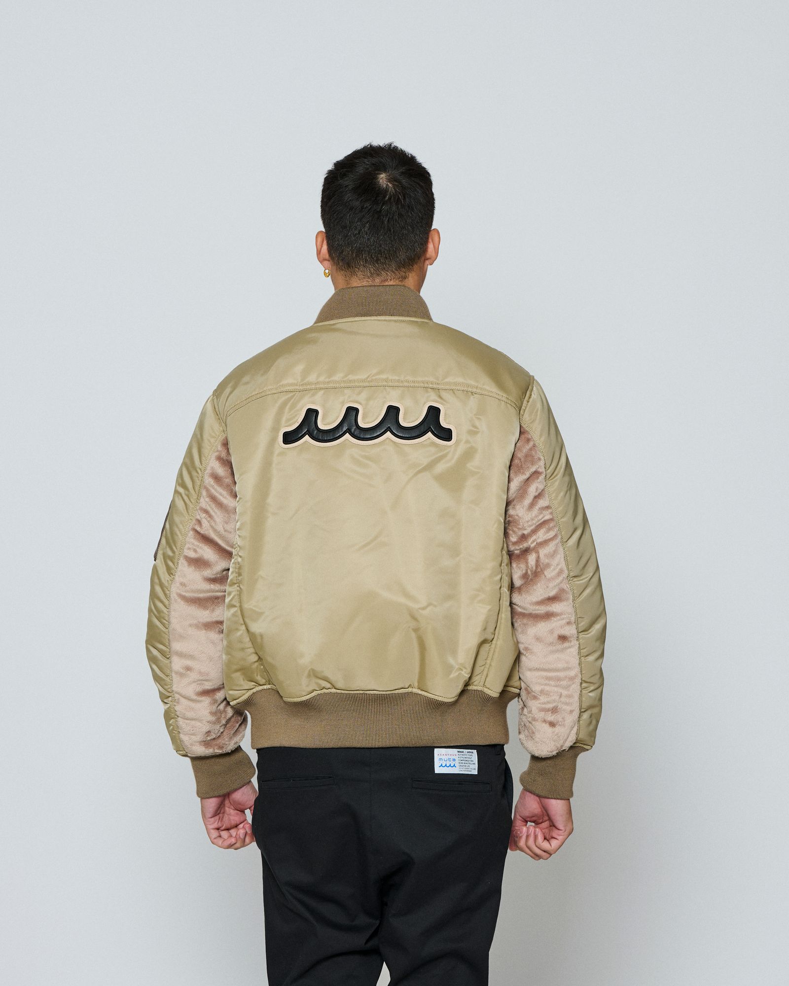 ☆先行予約☆ muta MARINE × ACANTHUS / オーバーサイズMA-1 / Oversize MA-1 / BEIGE 【MA2649】
