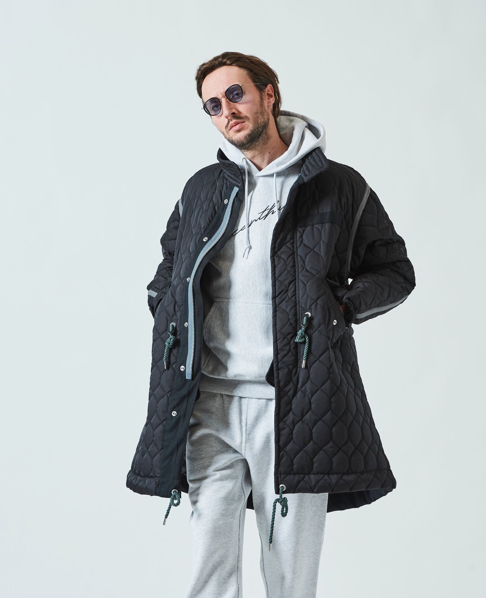 Quilting Mods Coat / BLACK 【CO2301】