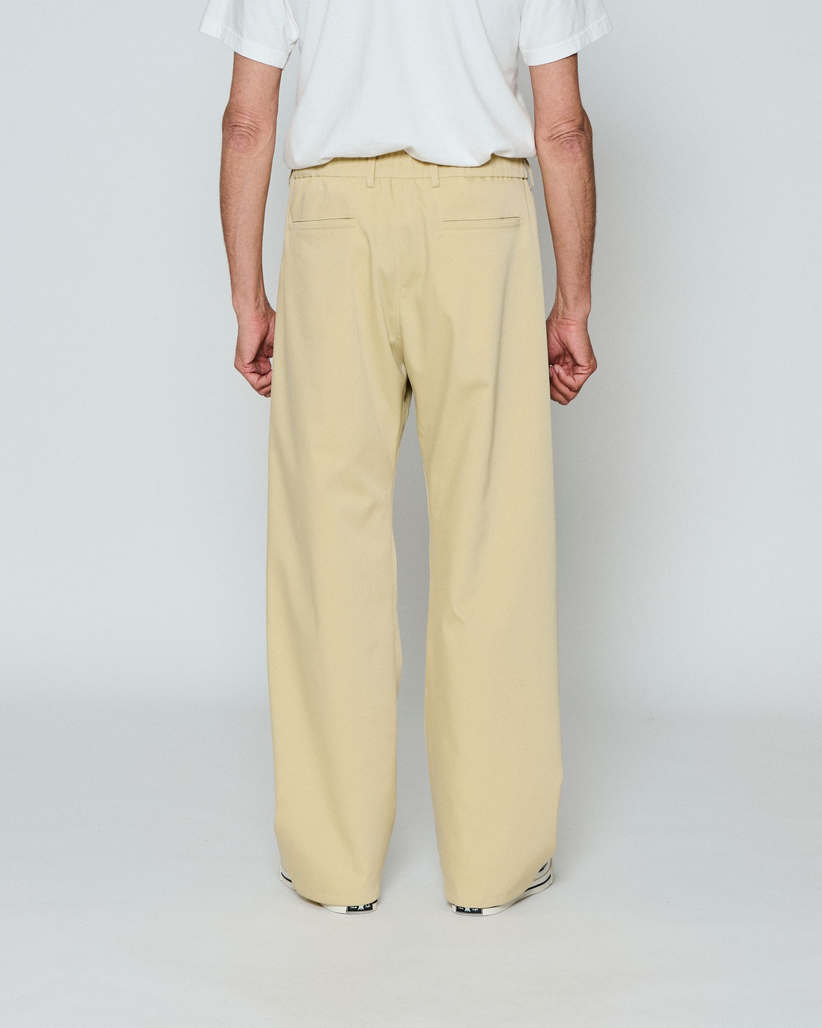 ☆先行予約☆ バレルレッグイージーパンツ /  Easy Barrel-Leg Chino Pants / BEIGE 【PT2504】
