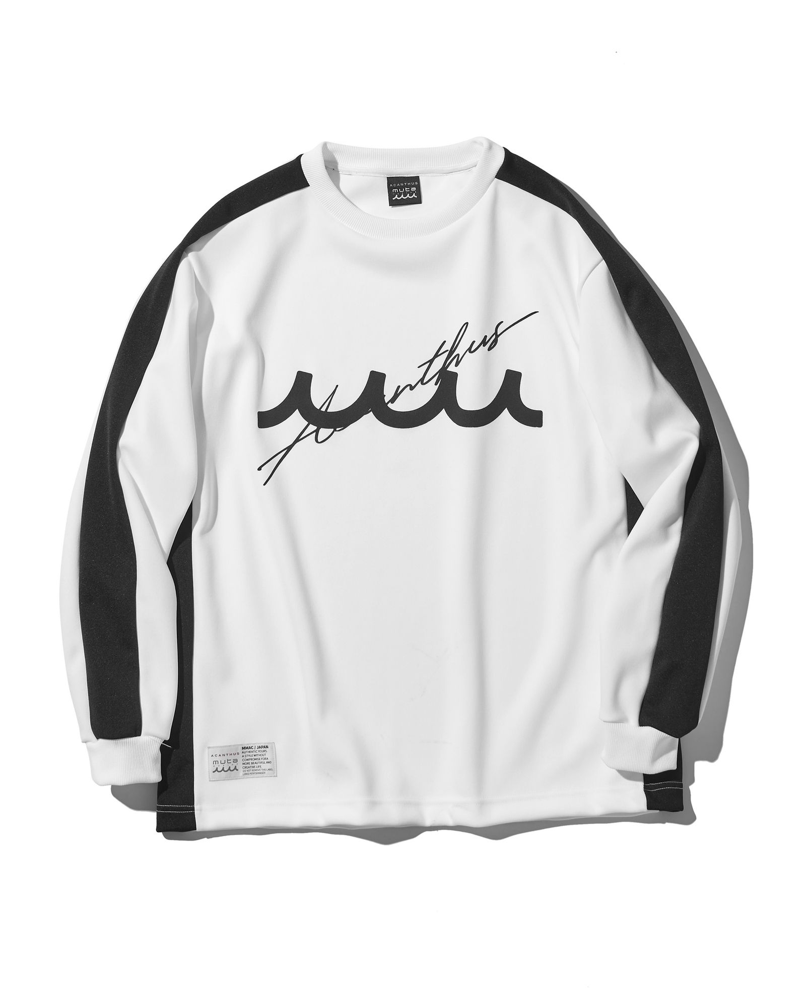 ACANTHUS × muta MARINE / muta Soccor Jersey Top / ジャージトップス / WHITE 【MA2538】