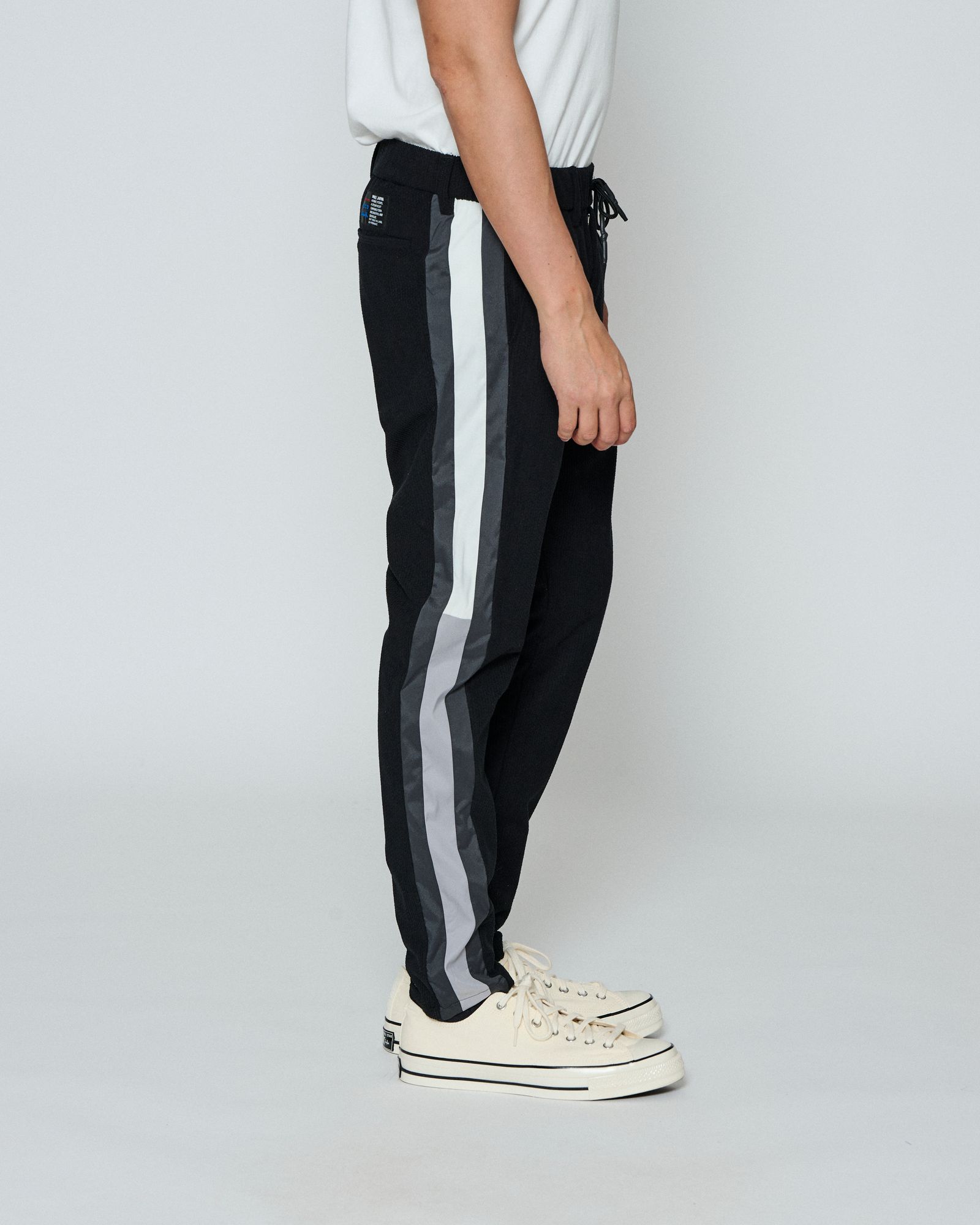 ☆先行予約☆ muta MARINE × ACANTHUS / トラックパンツ / Split Track Pants / BLACK 【MA2659】
