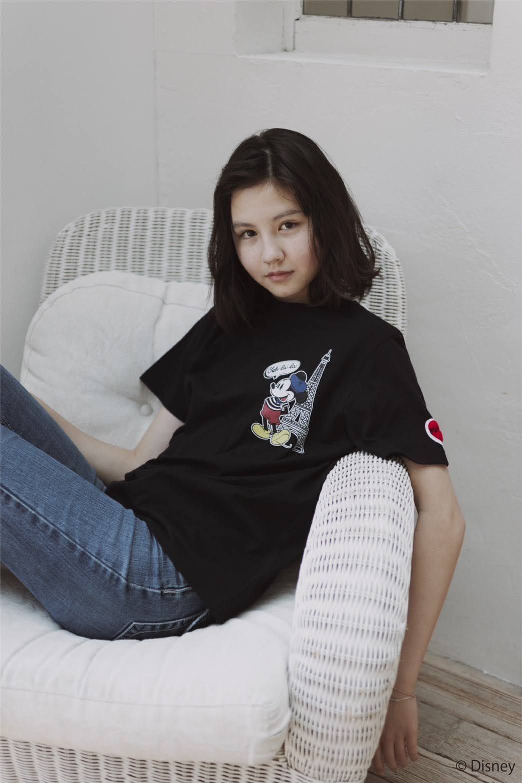Limited design T-shirt 02 / Mickey / BLACK