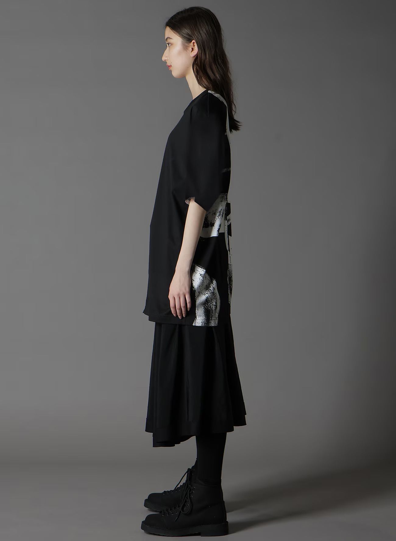 【ととろ】トーンヌール11個 Ground Y - SILKETTE JERSEY NUMBER PATTERN TSUJIKIRI SHORT