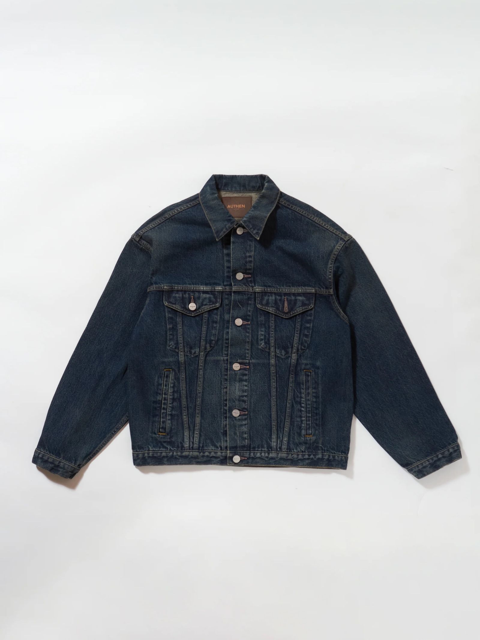 "ターク" トラッカージャケット / "TURK" TRUCKER JACKET  / DARK USED [AUT-095-059]