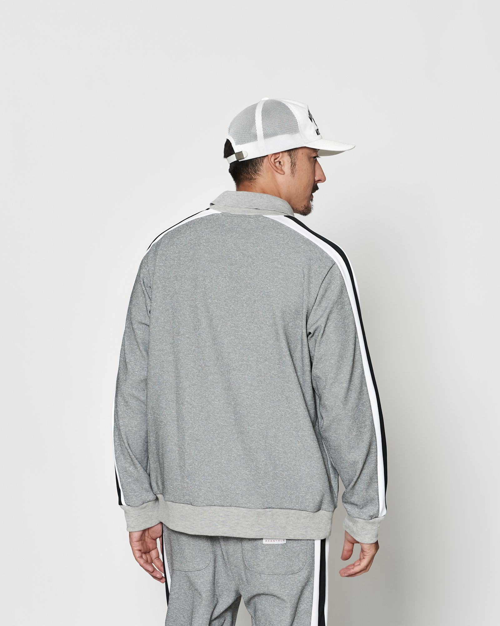 ☆先行予約☆muta MARINE × ACANTHUS  / ポロクルーネックスウェット / Polo Crewneck / GREY 【MA2607】
