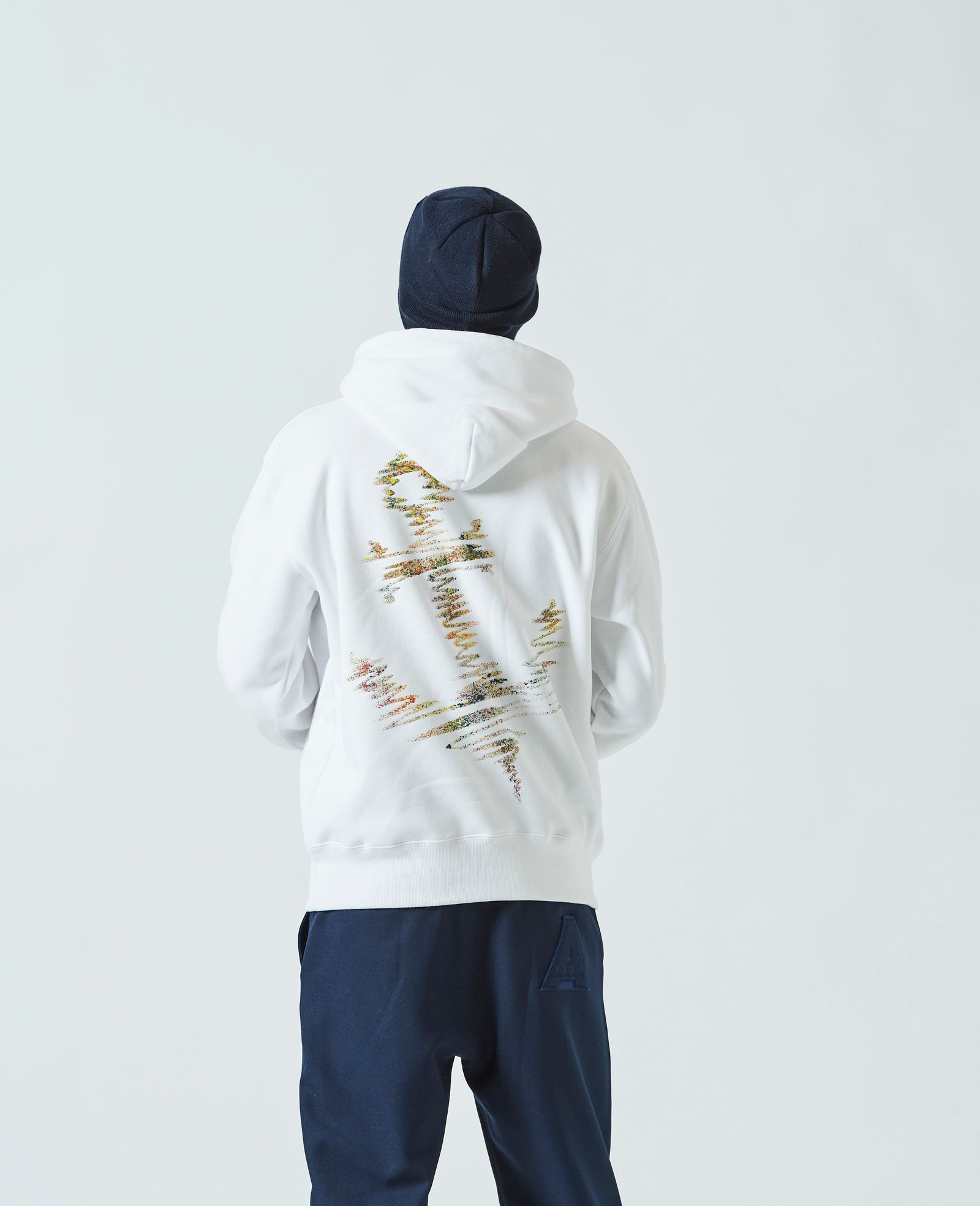 ACANTHUS - ACANTHUS x muta MARINE / muta Anchor Splash Logo Hooded