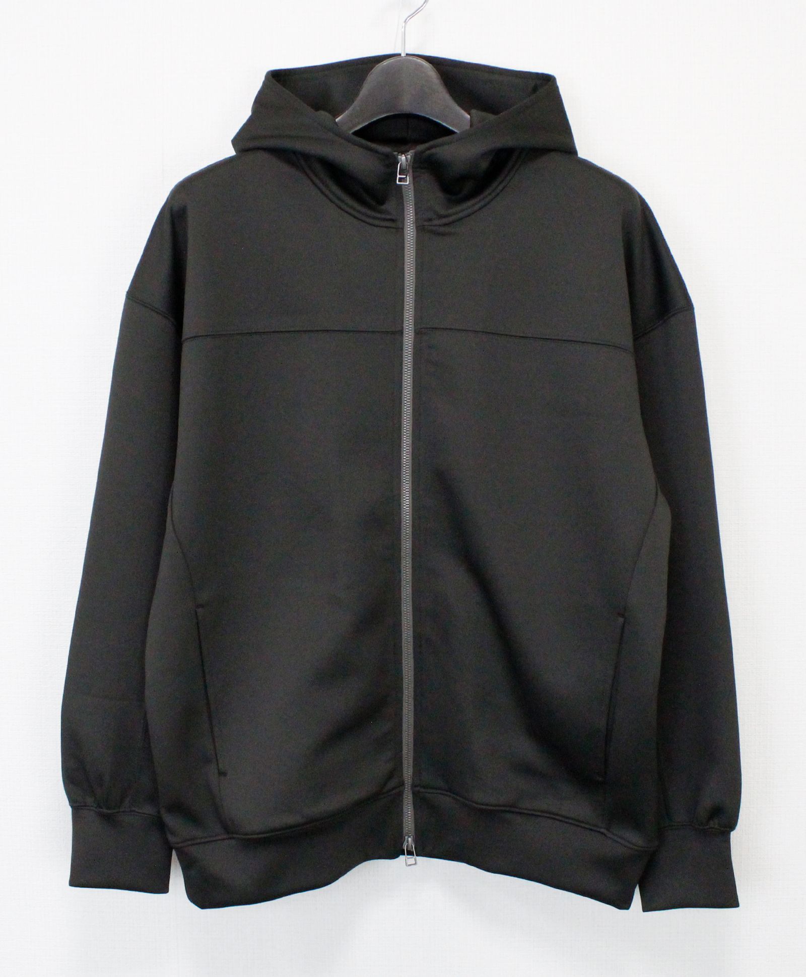 ダンボールニット ジップパーカー / チャコールグレー [86006]