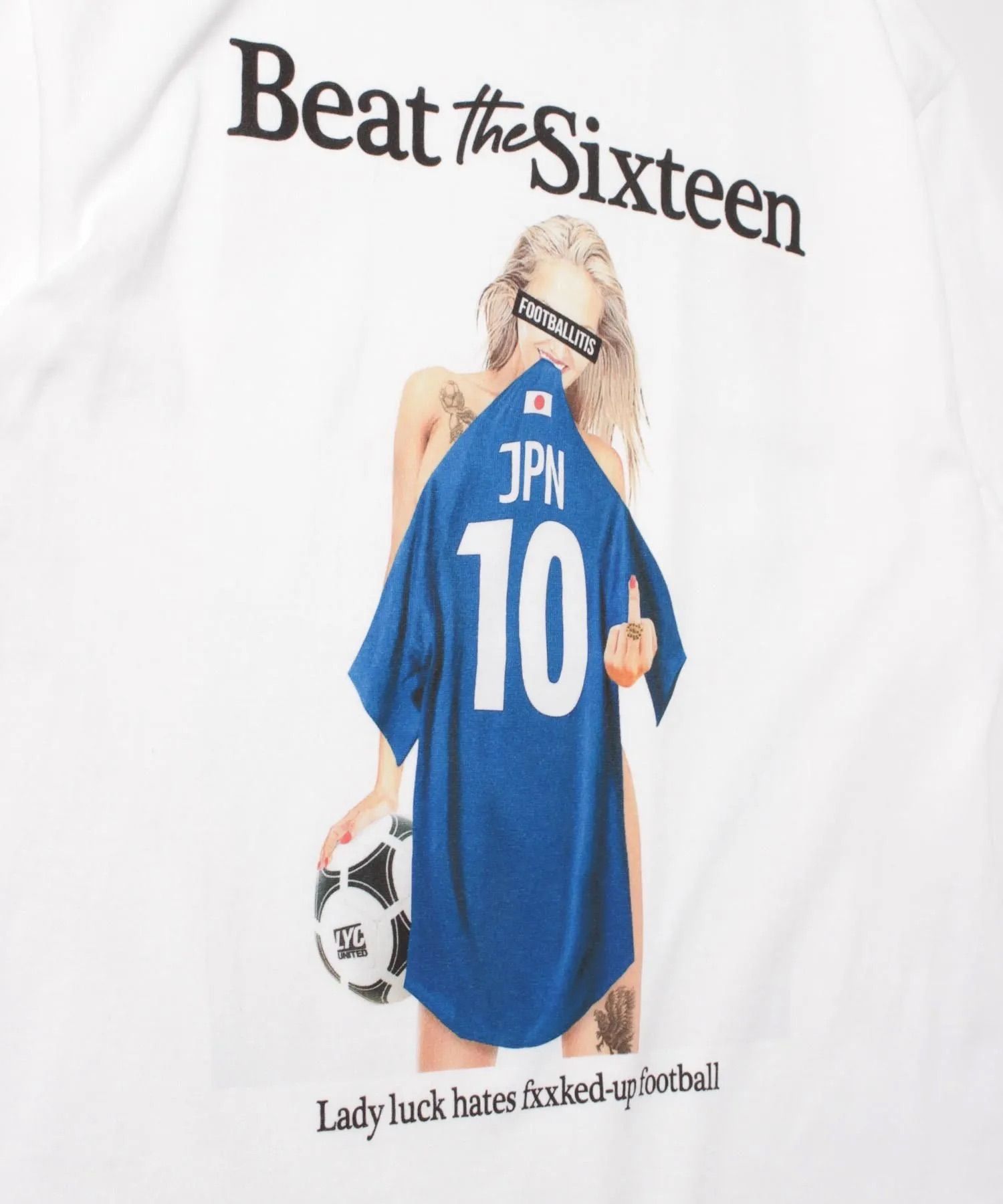 【FOOTBALLITIS】[No.10] Tシャツ / WHITE [261327NT]