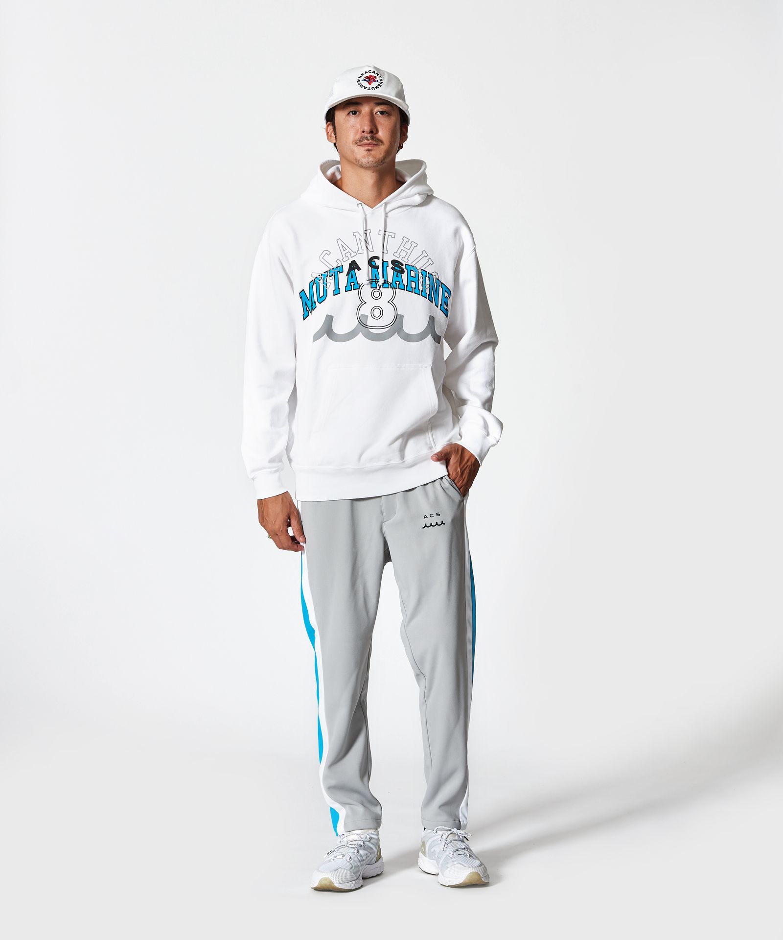 ACANTHUS - ACANTHUS × muta MARINE / muta Multi Logo Hooded