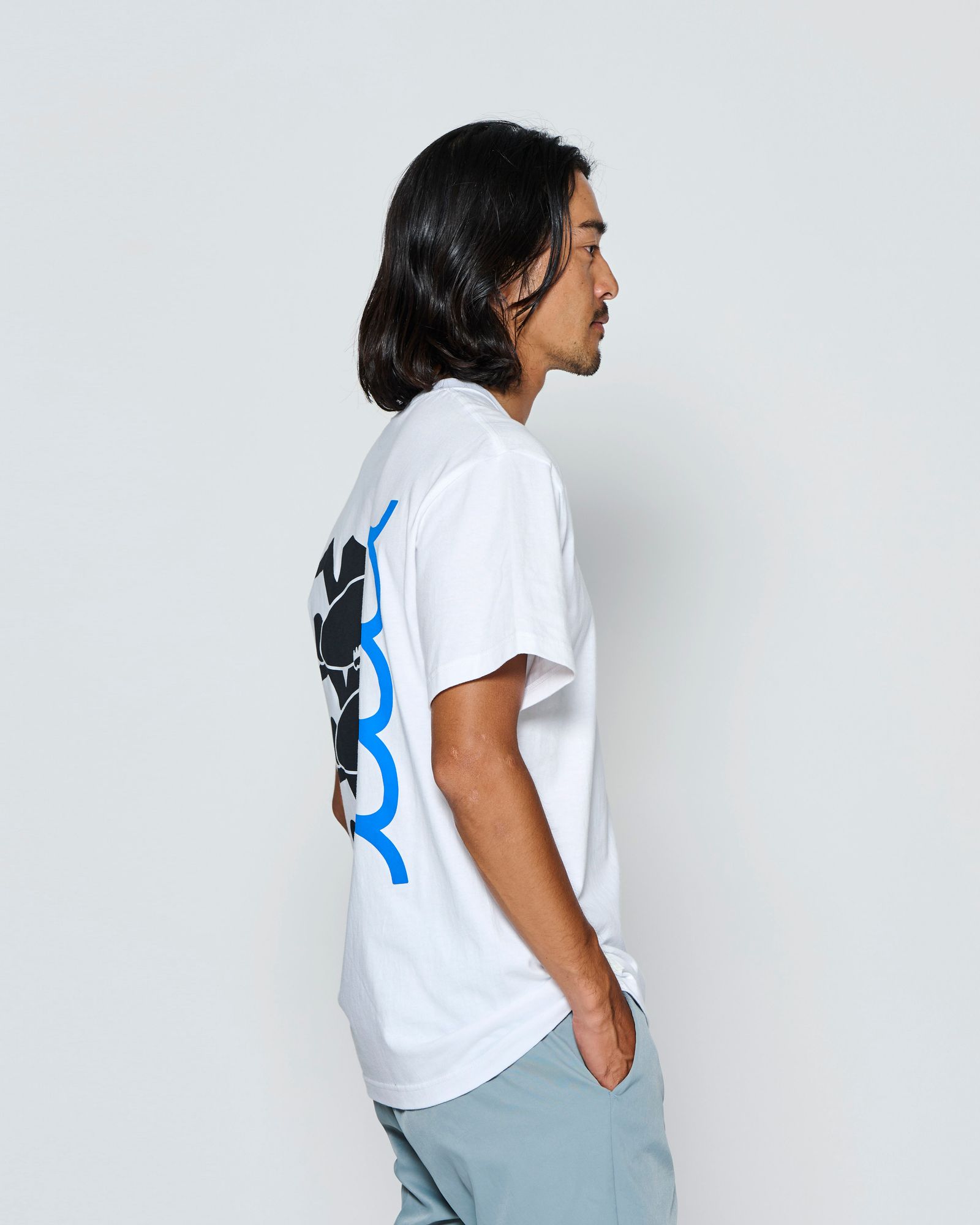 ☆先行予約☆muta MARINE × ACANTHUS  / サーフマンTシャツ /  Surf Man Tee / WHITE【MA2719】