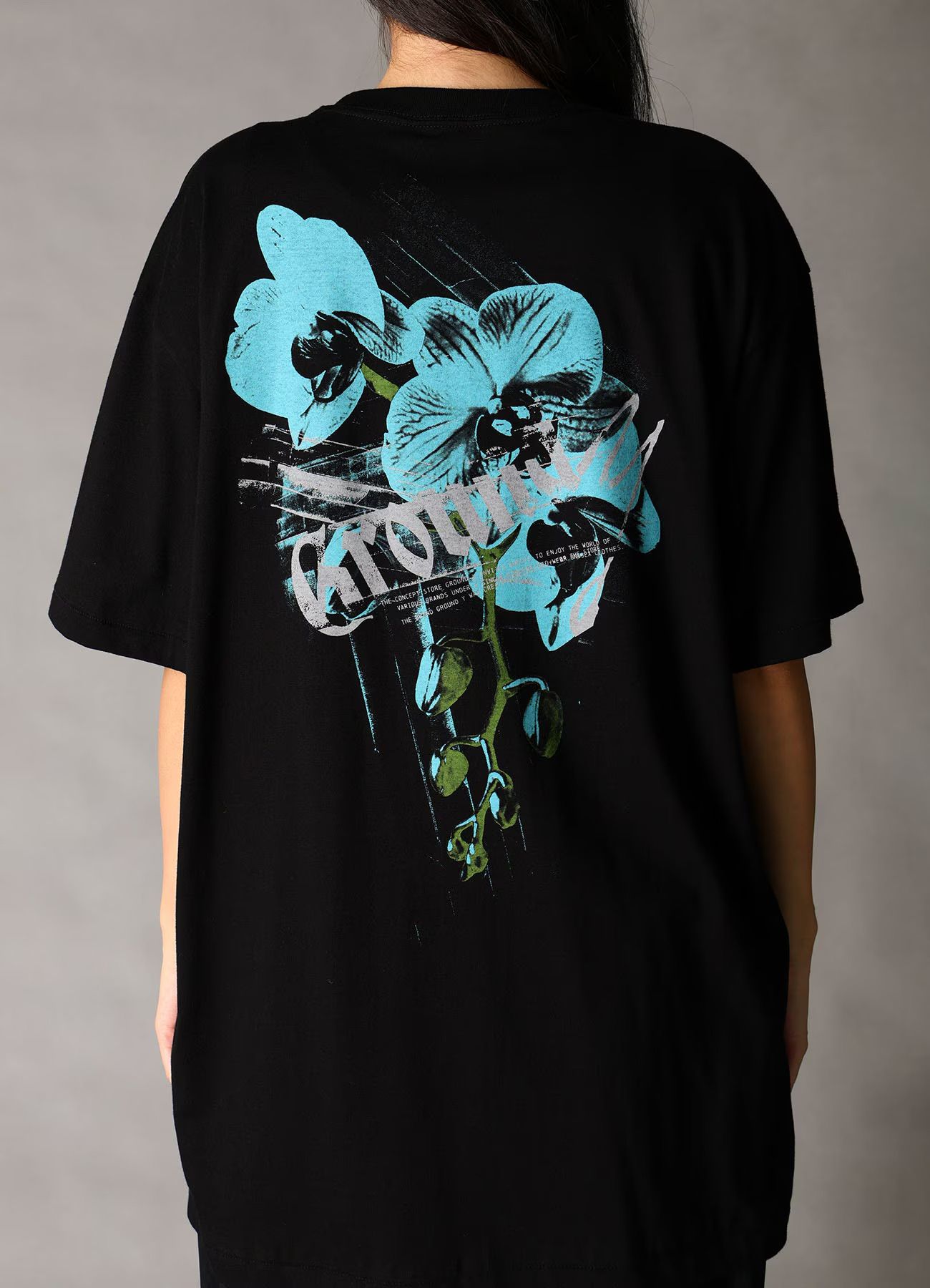 JERSEY ORCHID T-SHIRT / BLACK [GK-T81-070-2]