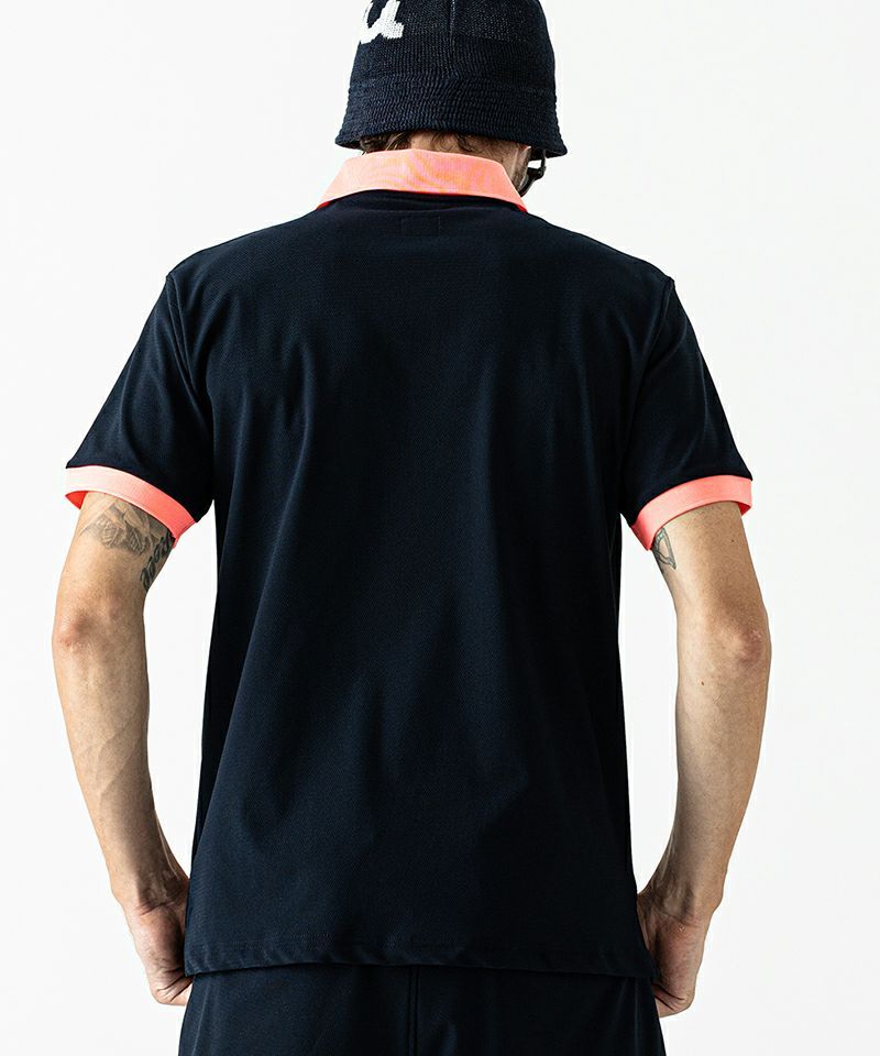 ACANTHUS x muta MARINE / muta Mesh Polo / メッシュポロシャツ / NAVY