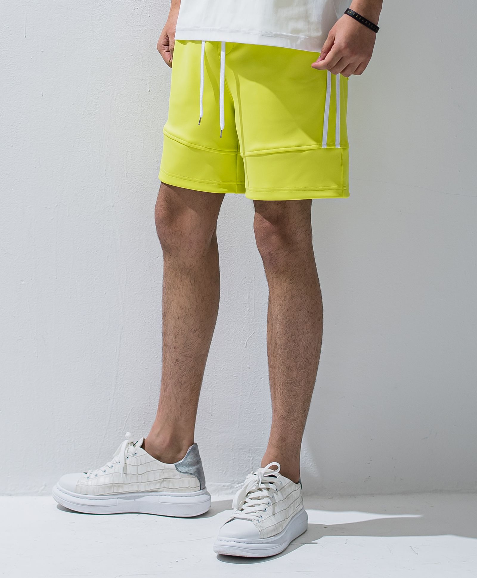 RESOUND CLOTHING - TYLER LINE SHORTS / ラインイージーショーツ