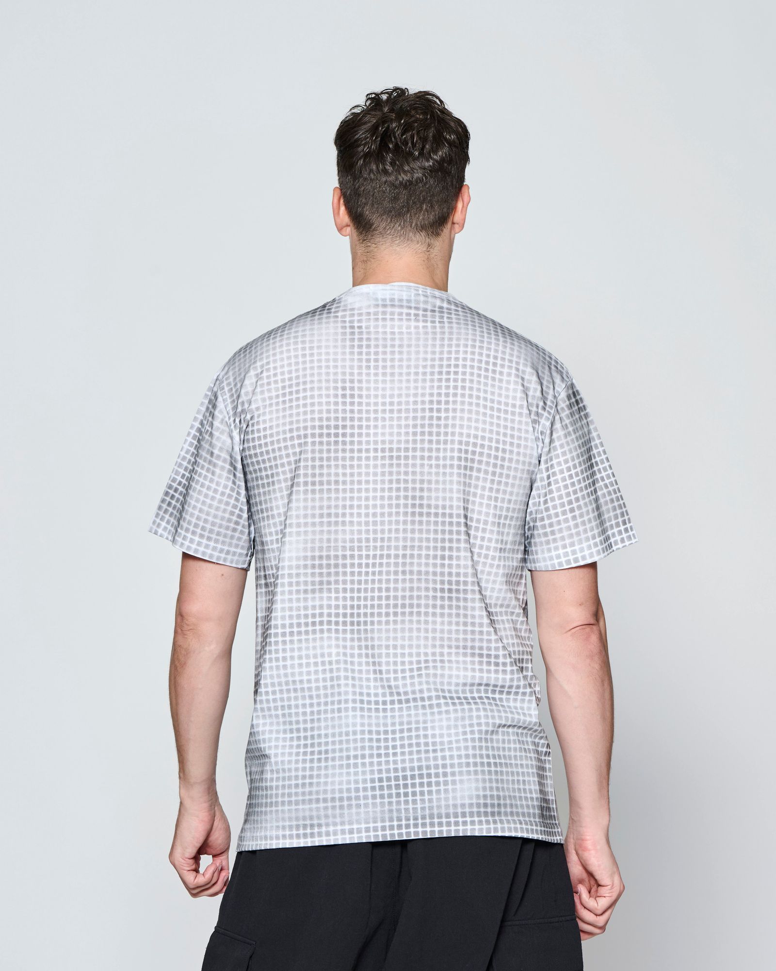 ☆先行予約☆ グリッドプリント Tシャツ  /  Grid Print Tee / WHITE 【CT2704】