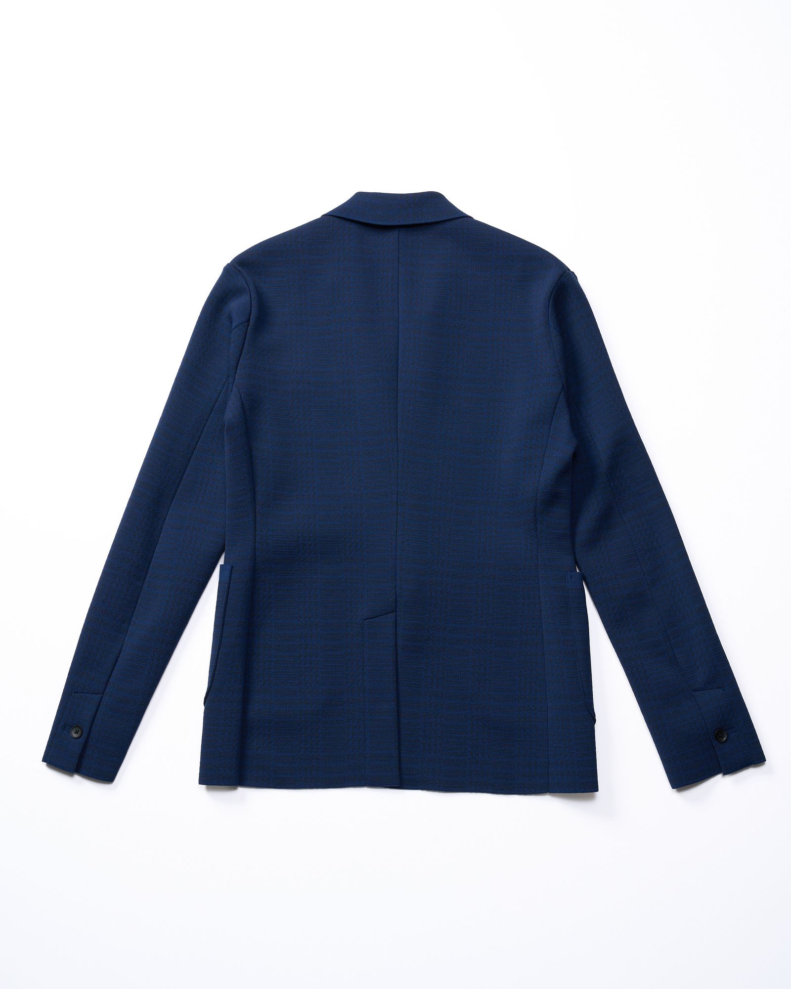 ☆先行予約☆ muta × wjk  / ニットジャケット / function knit jacket (jacquard check) / NAVY CHECK [207 mw08j]