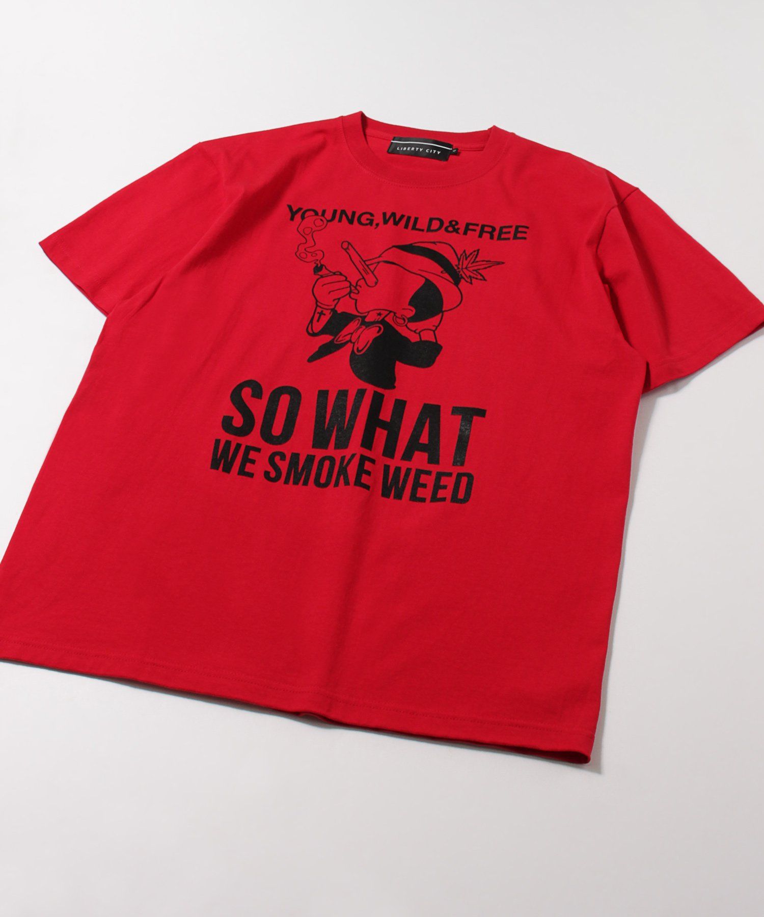 [SO WHAT] Tシャツ / RED [231027SW]
