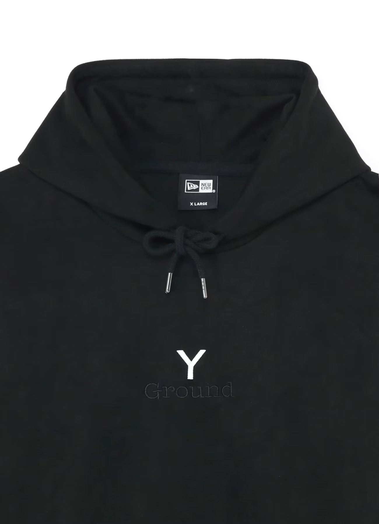 Ground Y × NEW ERA SUEDE HOODIE / BLACK [GW-T51-991-1]