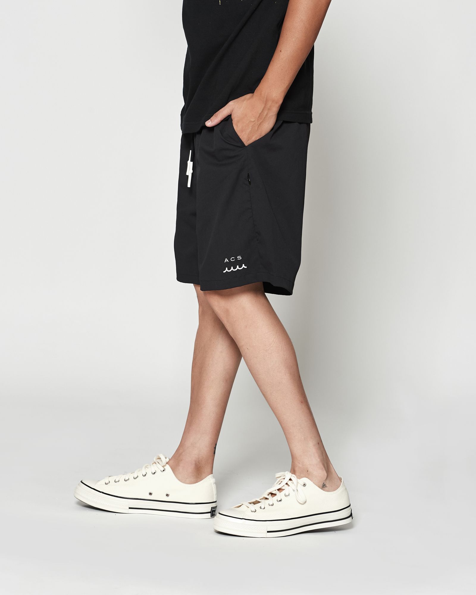 ☆先行予約☆muta MARINE × ACANTHUS  / ベンチレーションショーツ /  Ventilation Shorts / BLACK【MA2606】