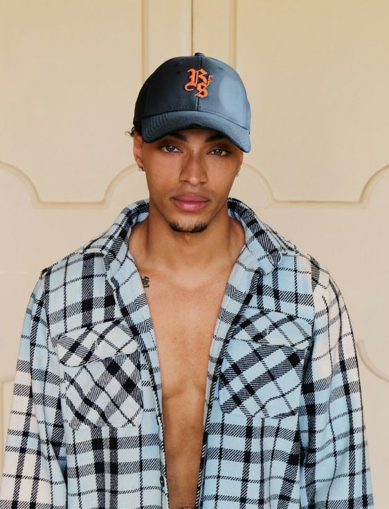 チェックシャツジャケット / BACKTOVIET SHIRT JACKET MARMORIZED / BLUE 【JRX 613】