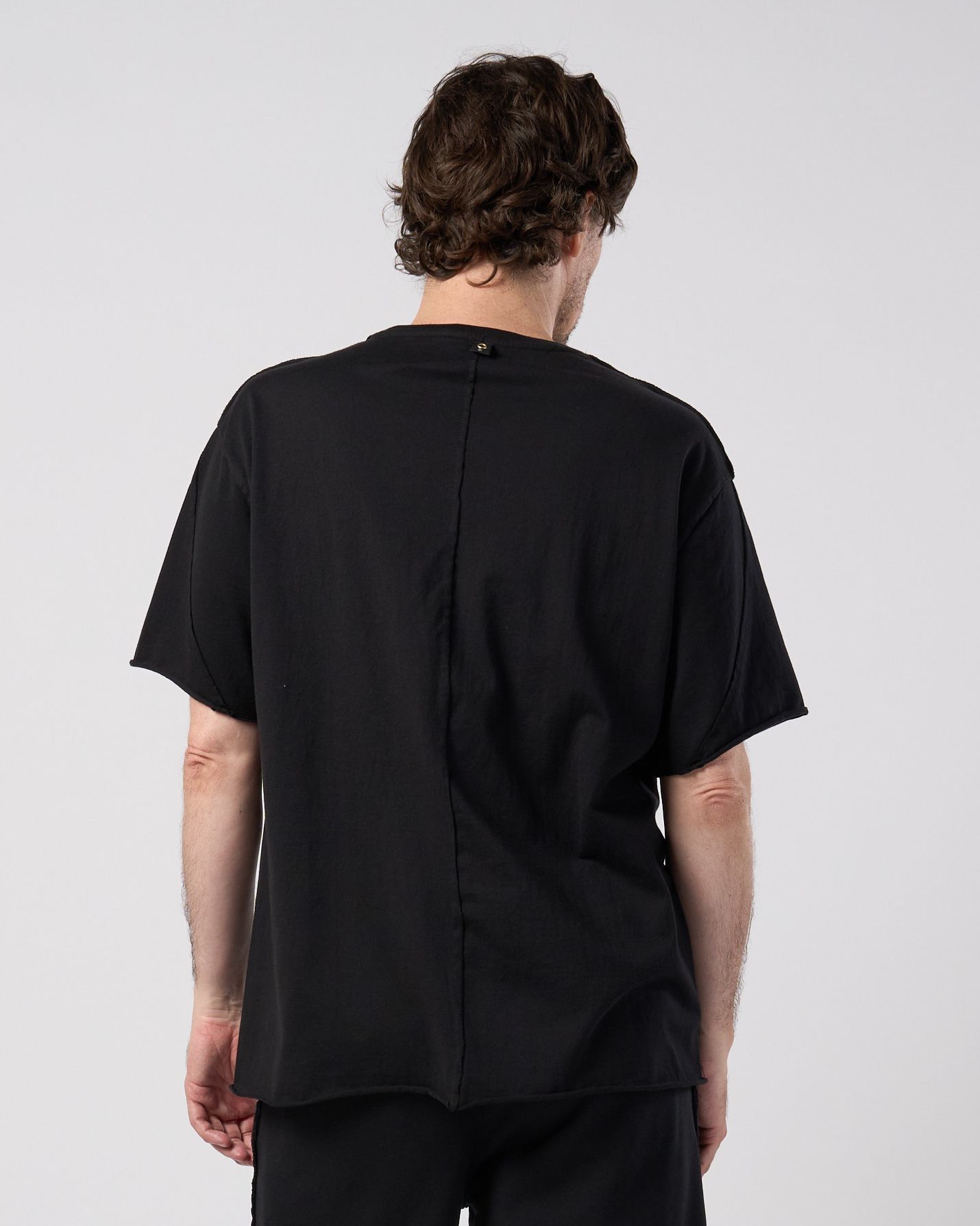 ☆先行予約☆Maison Honoré Paris× wjk  / ハートフィッシュ カットオフ 半袖Tシャツ / heart fish cut-off S/S / black×pink【710 hw01k】