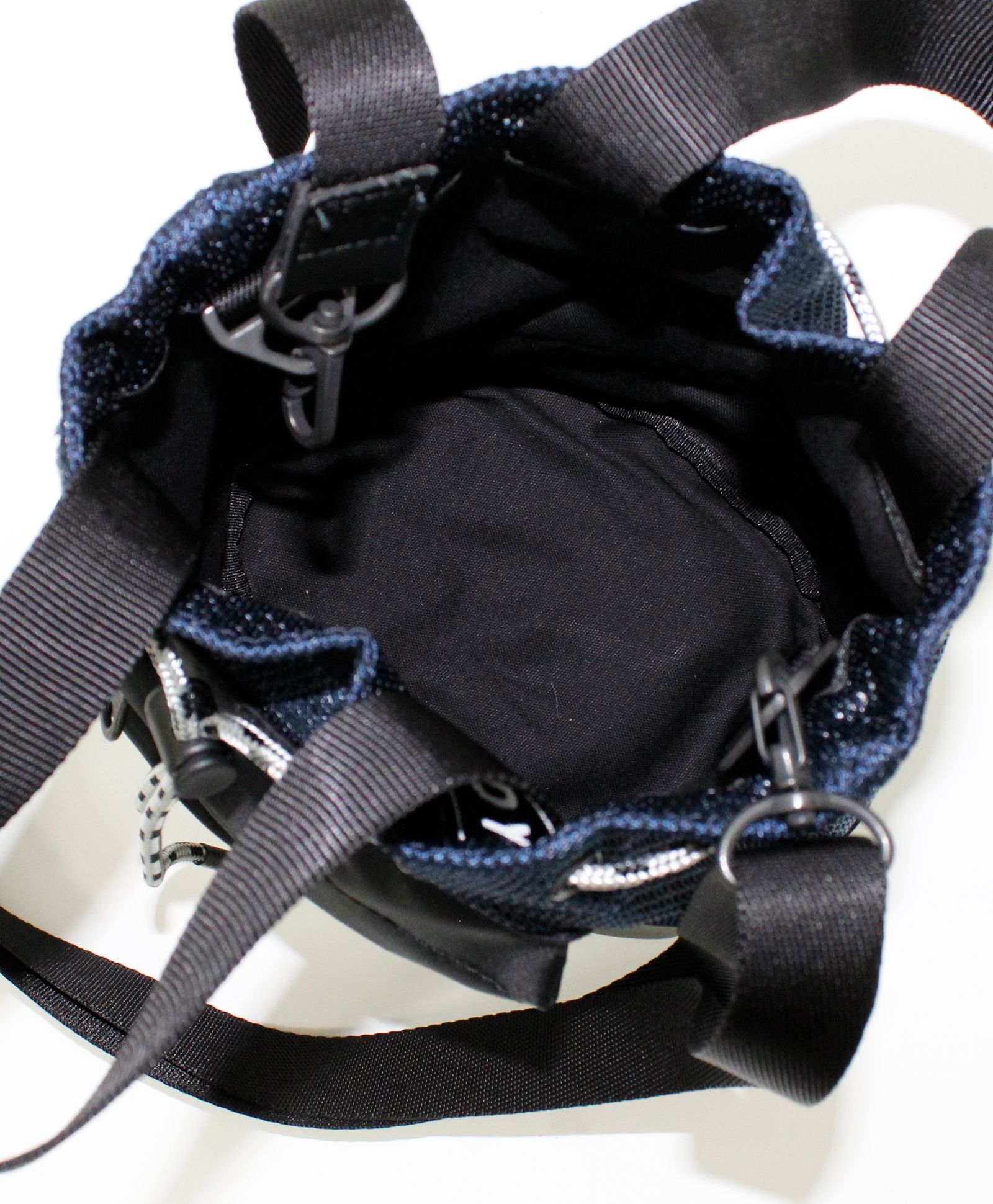 LOGO TAPE 2WAY MESH MINI BAG / メッシュミニバッグ / ネイビー [GP-I03-651-2]