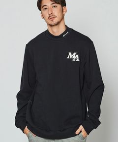 ACANTHUS x muta MARINE / muta Mockneck Sweatshirt / スウェット / BLACK / MA2430